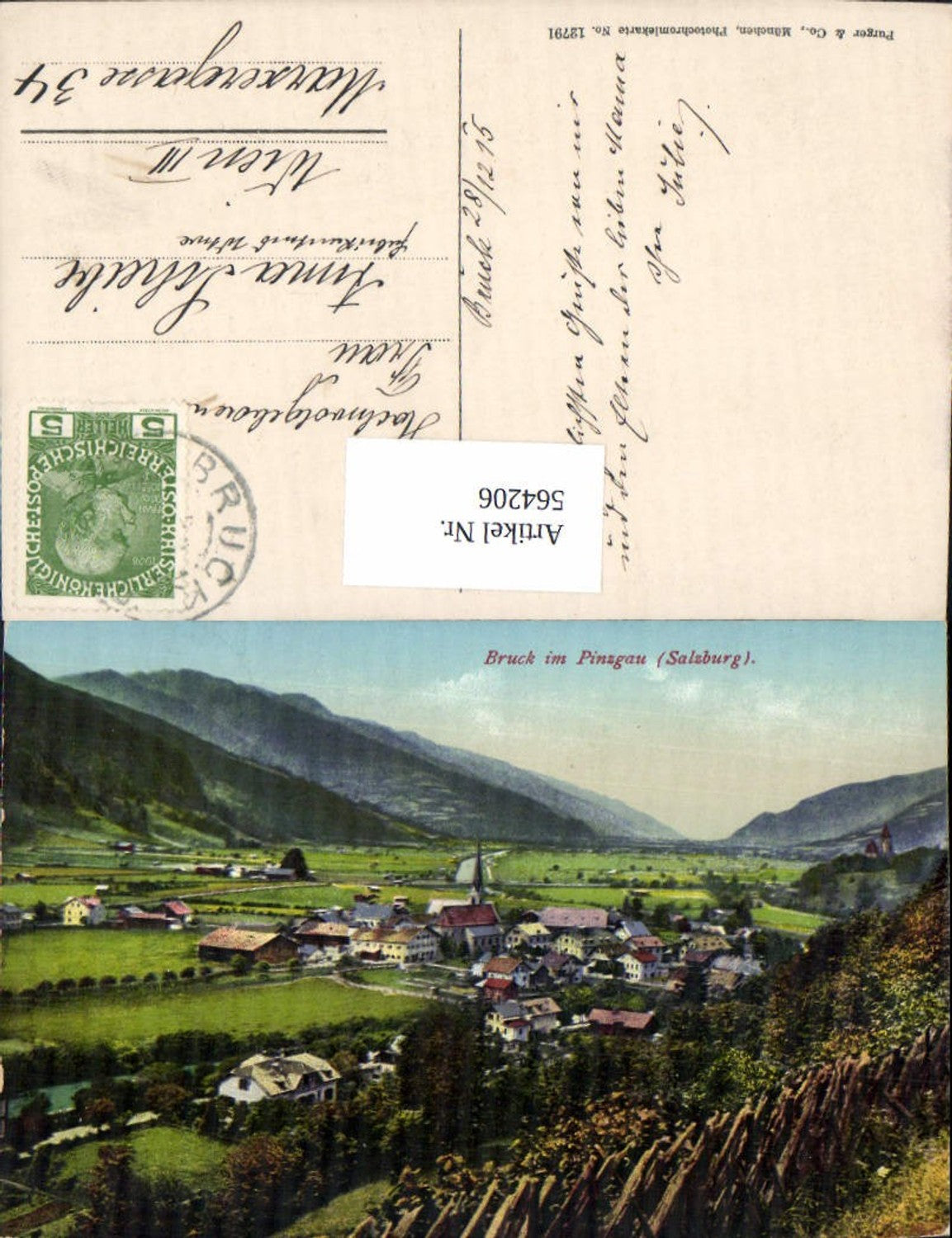 564206,Bruck Fusch an der Glocknerstraße im Pinzgau pub Purger Co. 12791