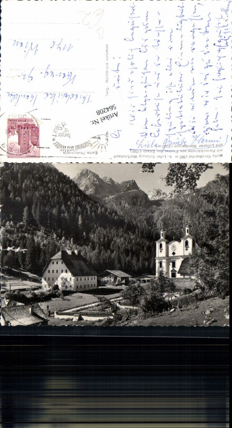 564208,Maria Kirchental Sankt Martin bei Lofer Barockkirche Kirche