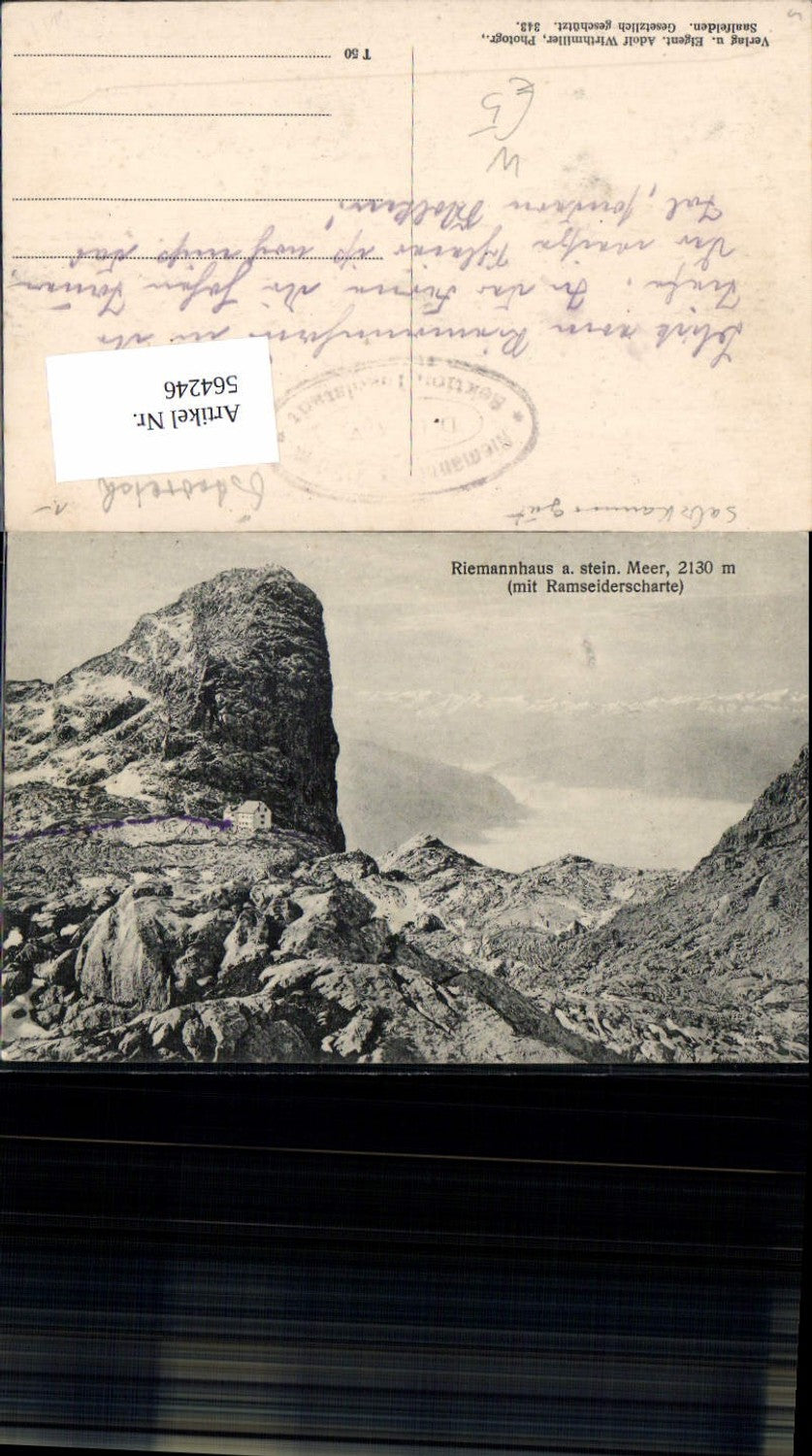 564246,Riemannhaus a. Stein. Meer Ramseiderscharte Maria Alm am Steinernen Meer