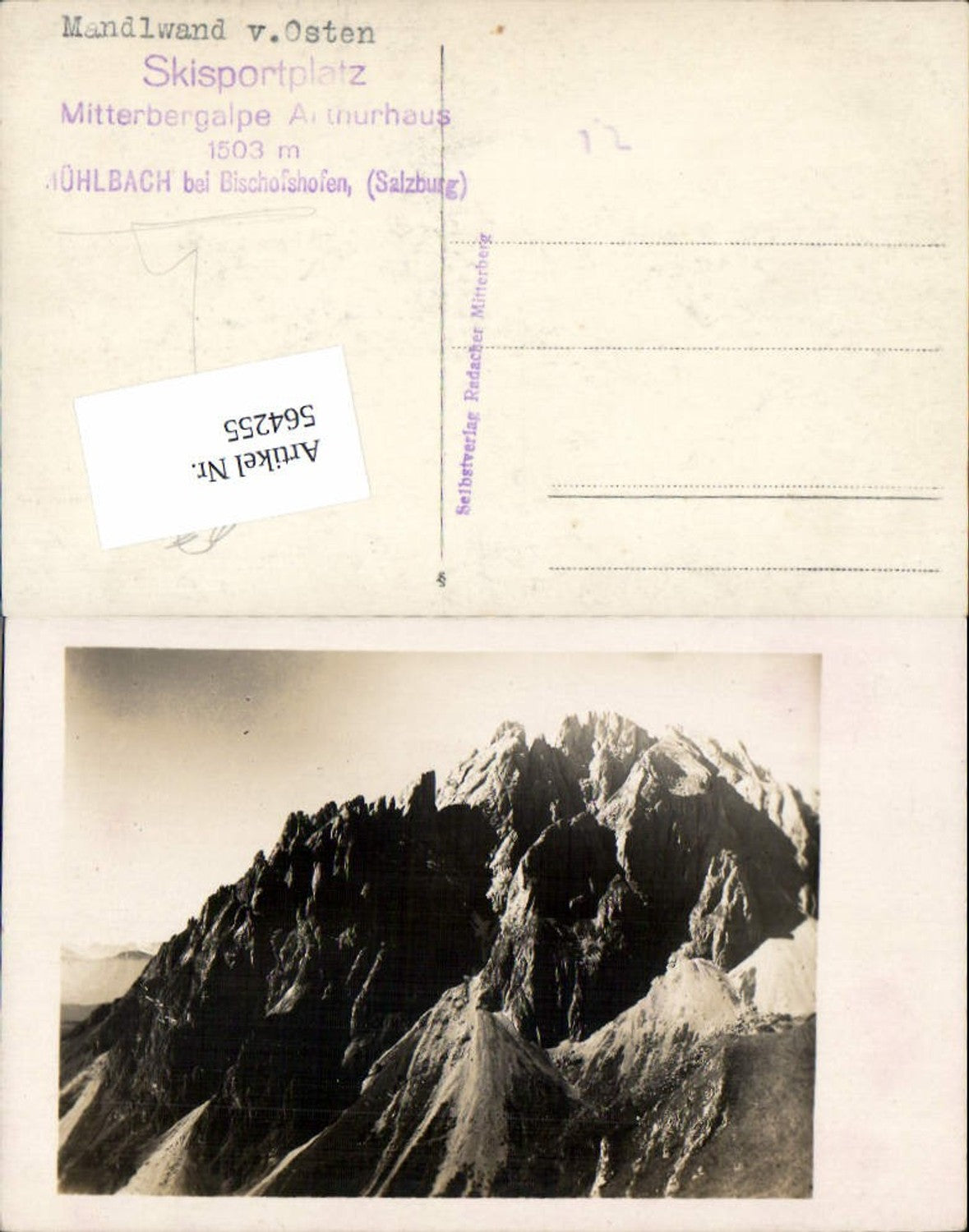 Alte Ansichtskarte – Old Postcard