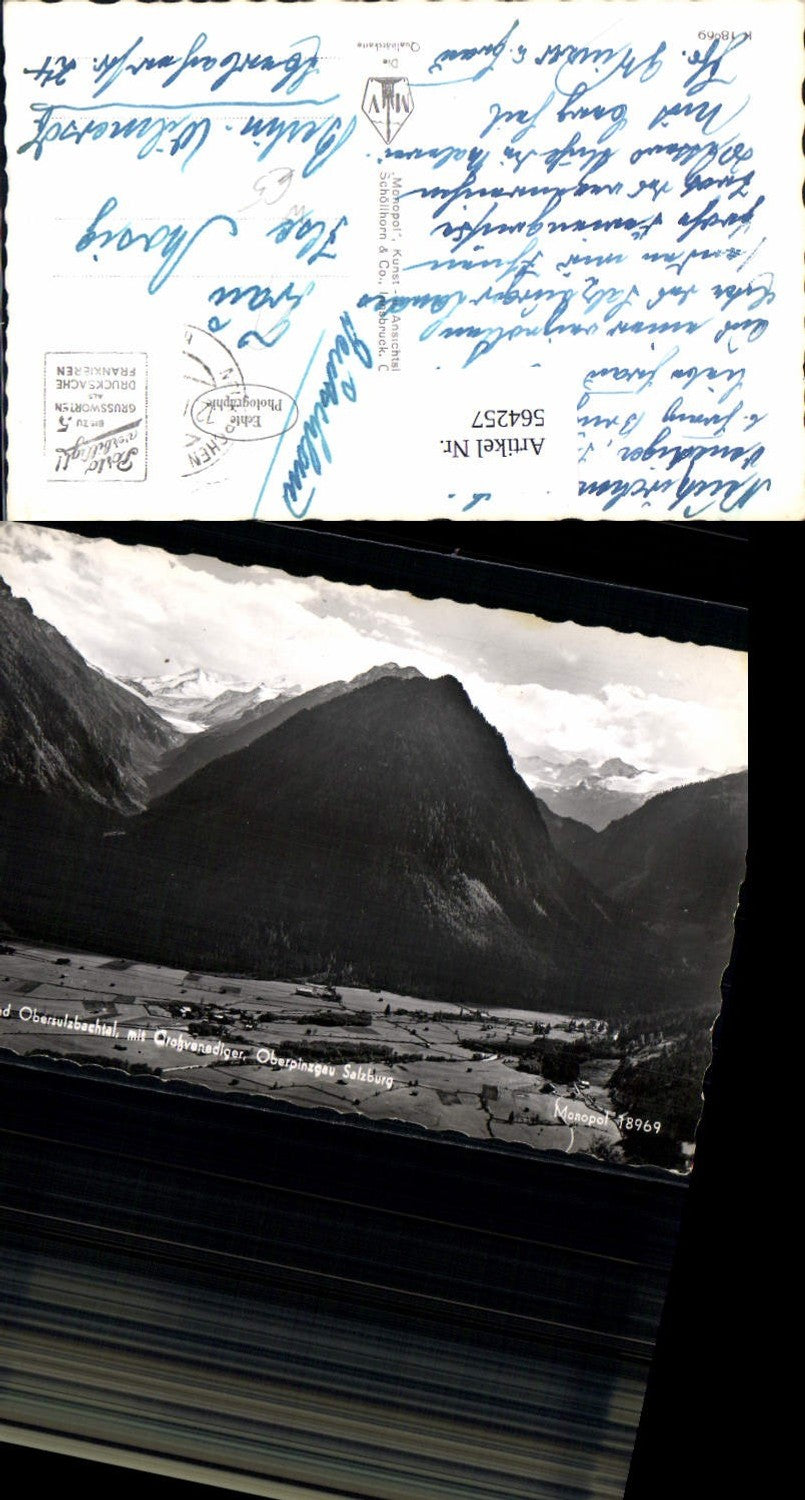 564257,Foto Ak Neukirchen a. Großvenediger Unter- u. Obersulzbachtal Oberpinzgau