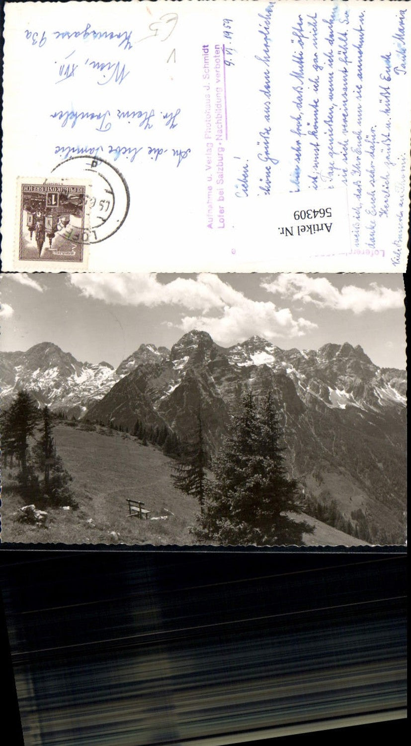 564309,Foto Ak Lofer Lofereralm pub J. Schmidt