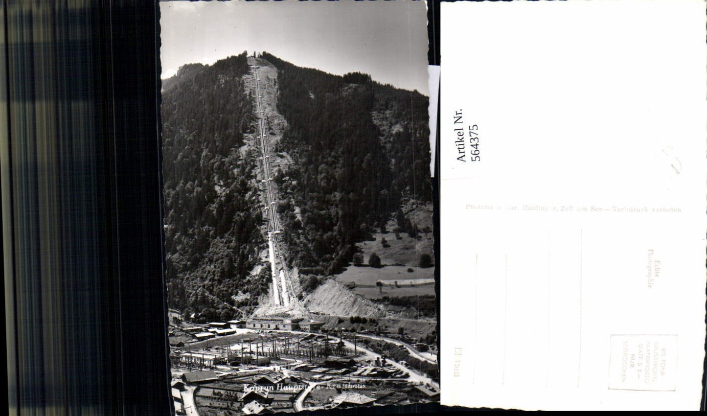 564375,Foto Ak Kaprun Hauptstufe Krafthaus