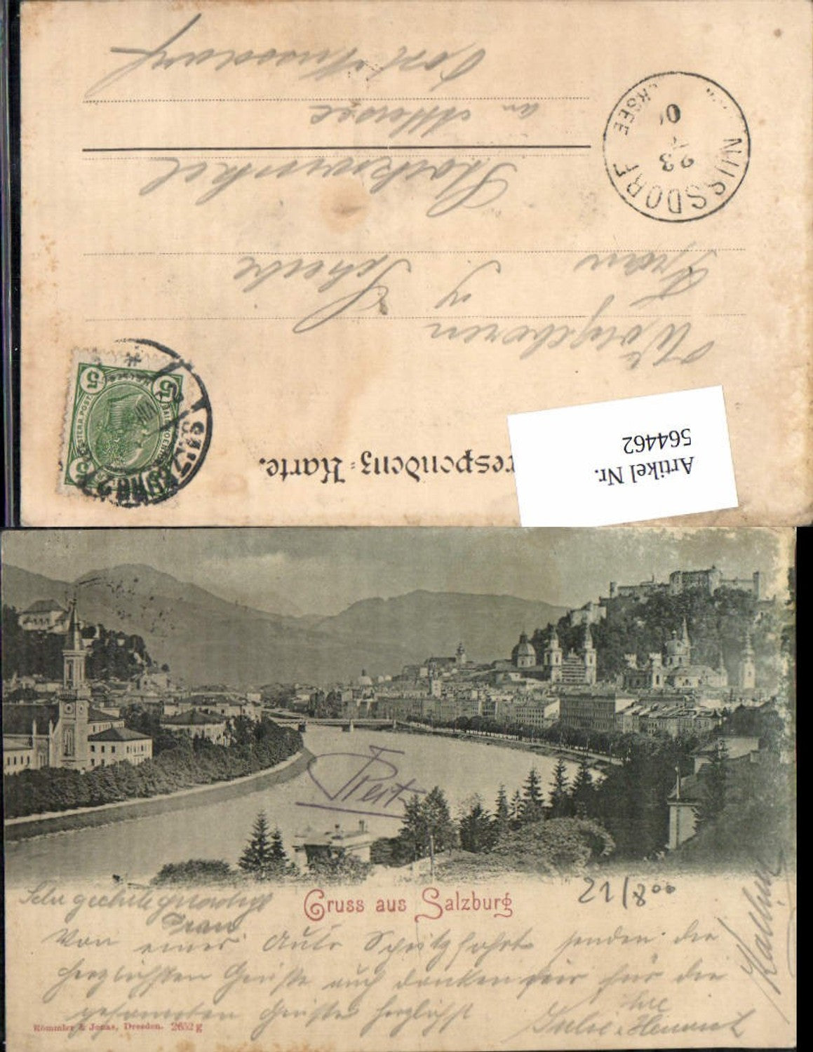 564462,Salzburg 1900 pub Römmler & Jonas 2652 g