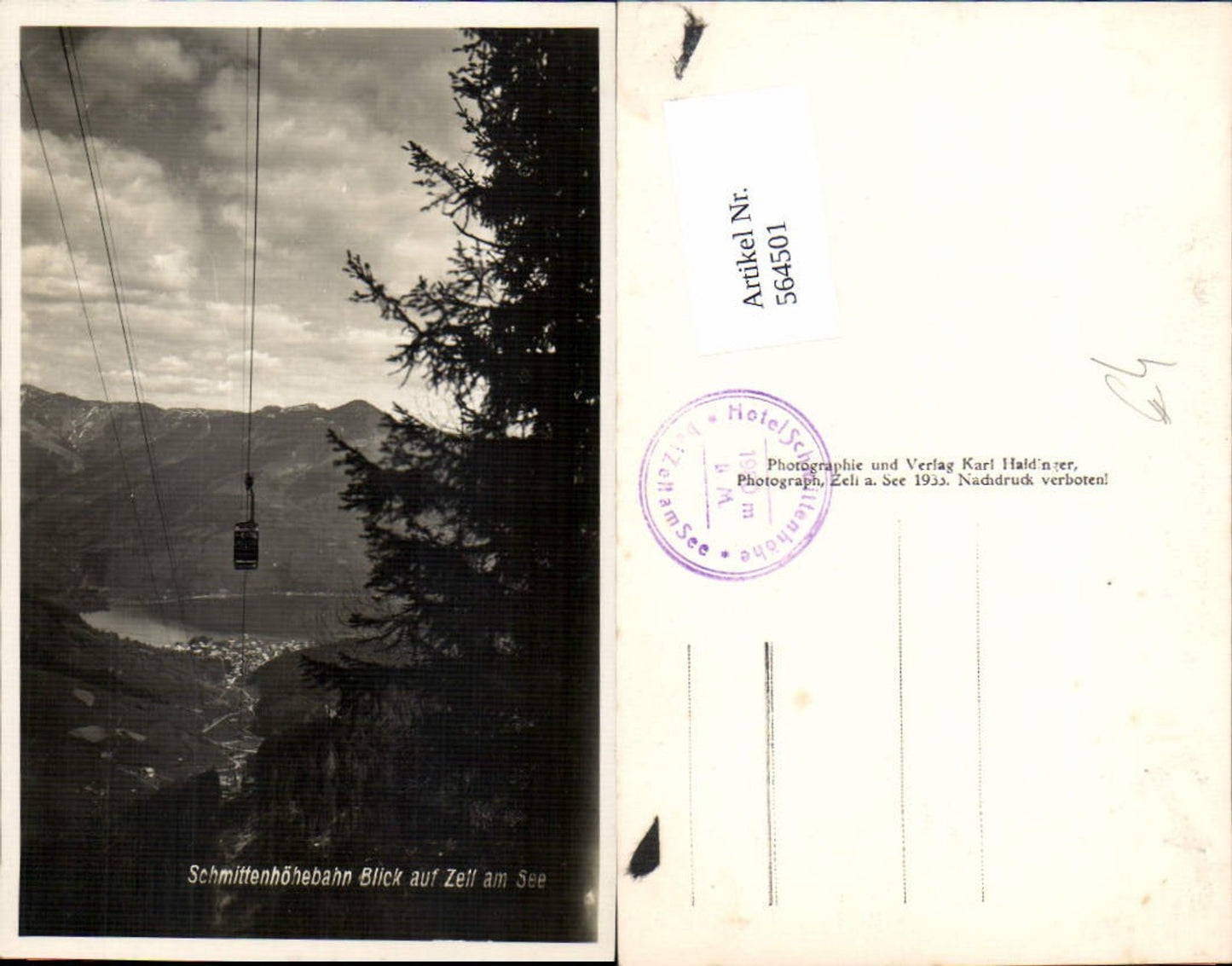 564501,Zell am See Schmittenhöhe Seilbahn