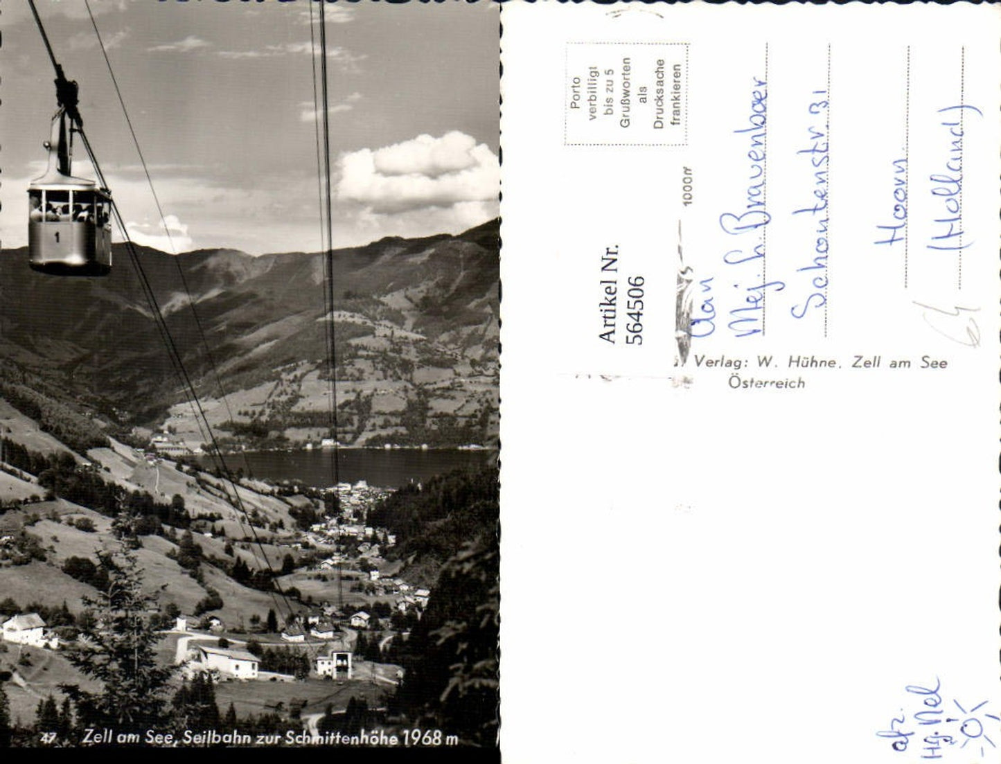 564506,Zell am See Schmittenhöhe Seilbahn