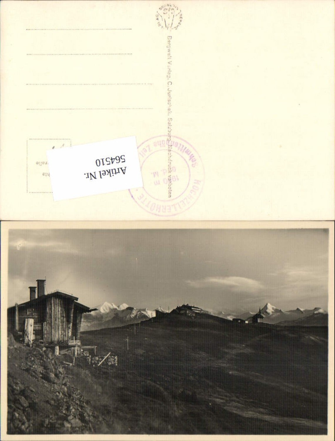 564510,Zell am See Schmittenhöhe Hochzellerhütte