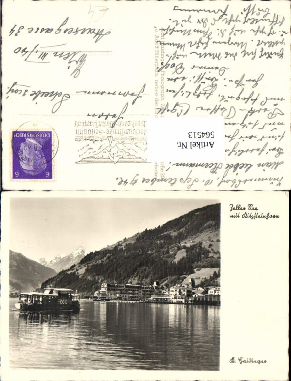 564513,Zell am See Zeller See Boot Grand Hotel pub Haidinger