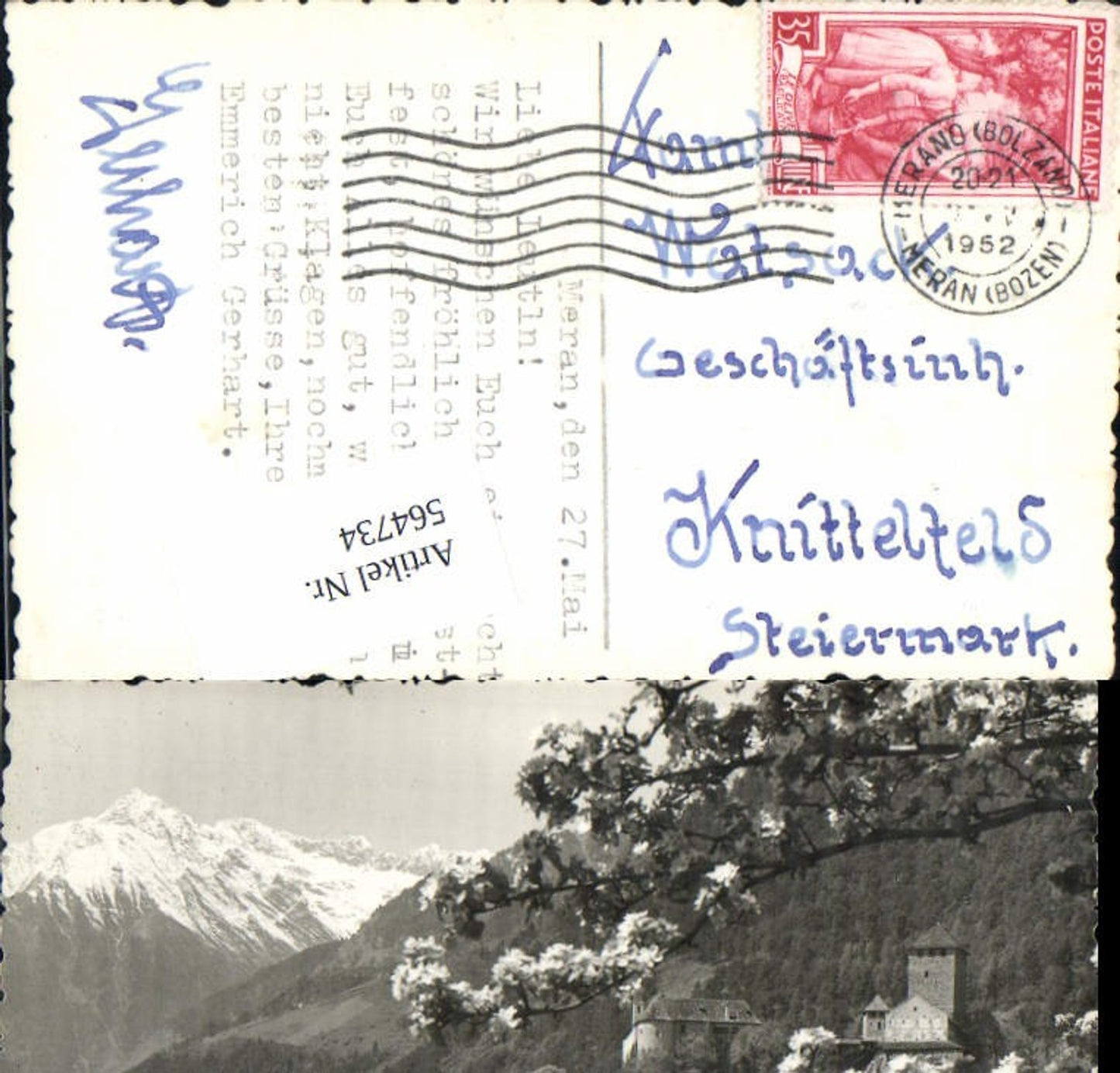 Alte Ansichtskarte – Old Postcard