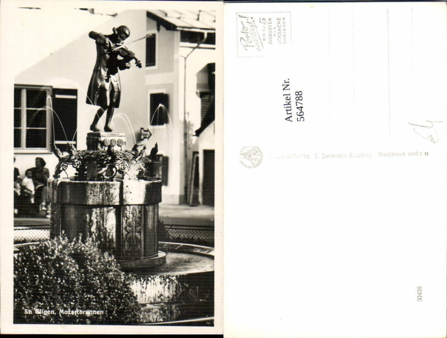 564788, St. Gilgen am Wolfgangsee Mozartbrunnen Fountain