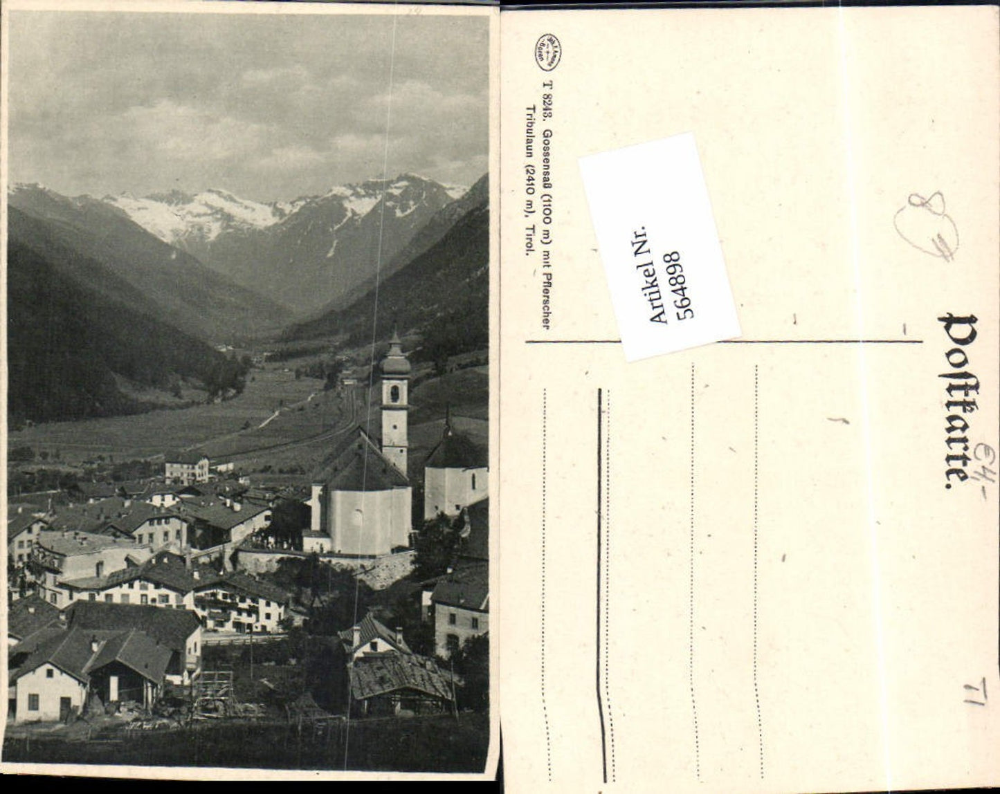 Alte Ansichtskarte – Old Postcard