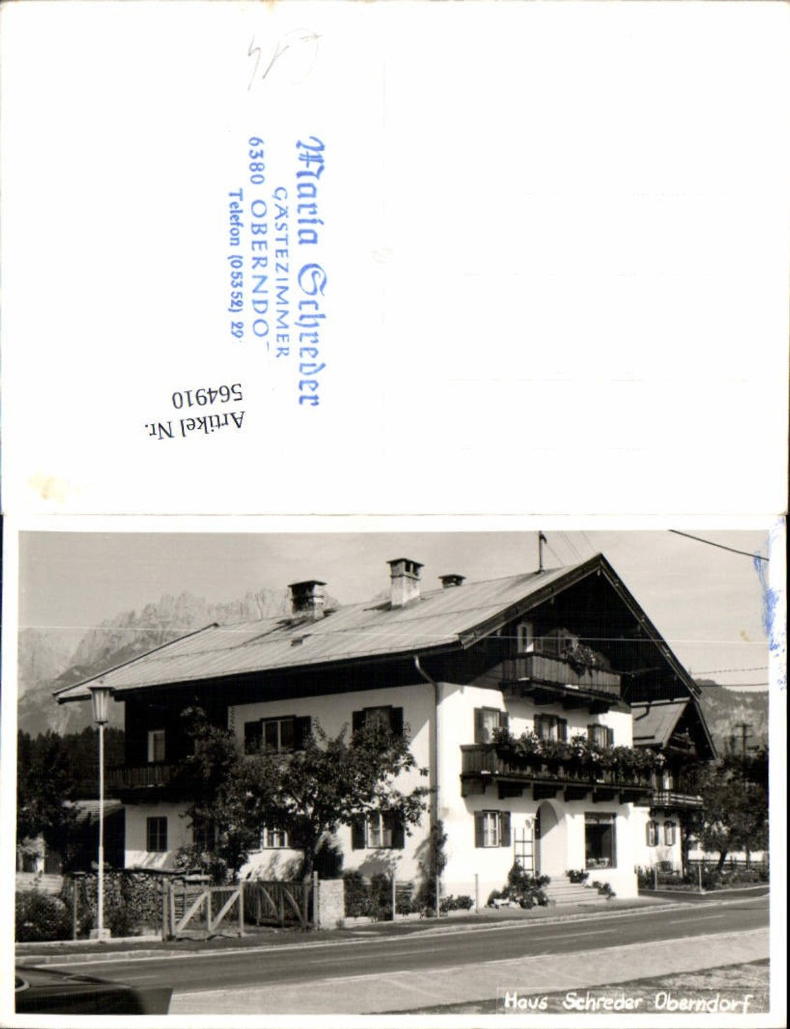 564910, Photo-AK Oberndorf near Salzburg, Schreder House
