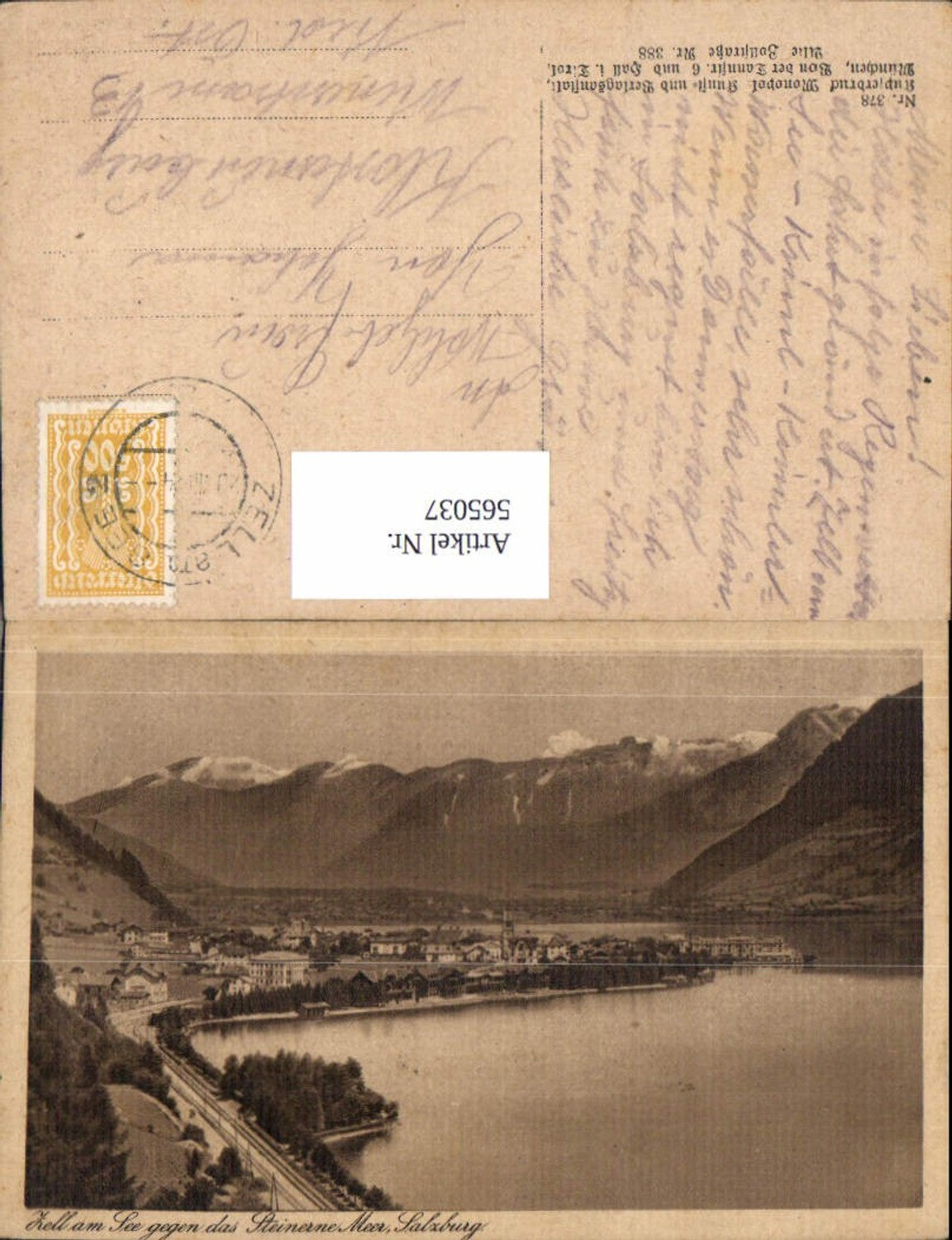 565037,Zell am See geg. d. Steinerne Meer