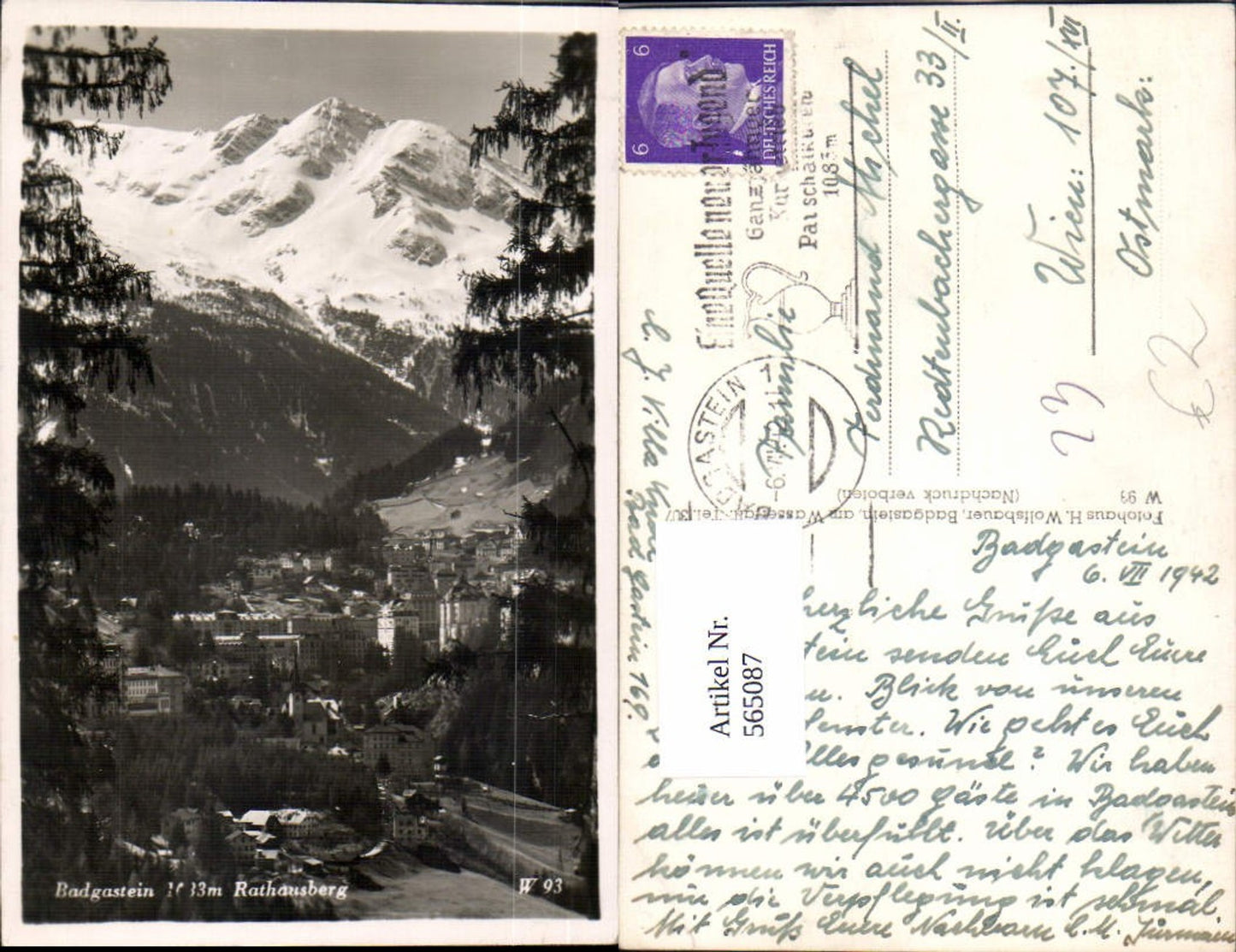 Alte Ansichtskarte – Old Postcard