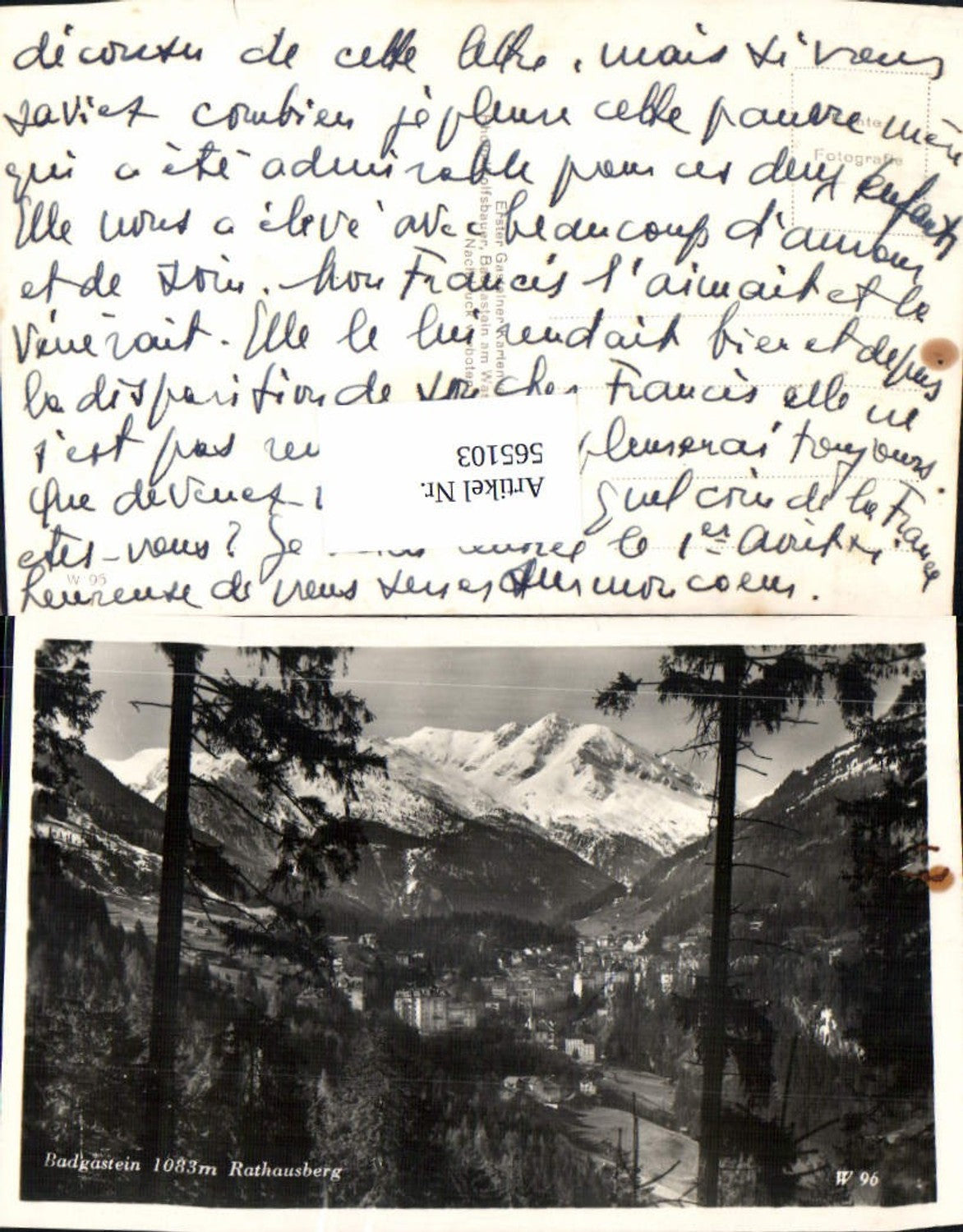 Alte Ansichtskarte – Old Postcard