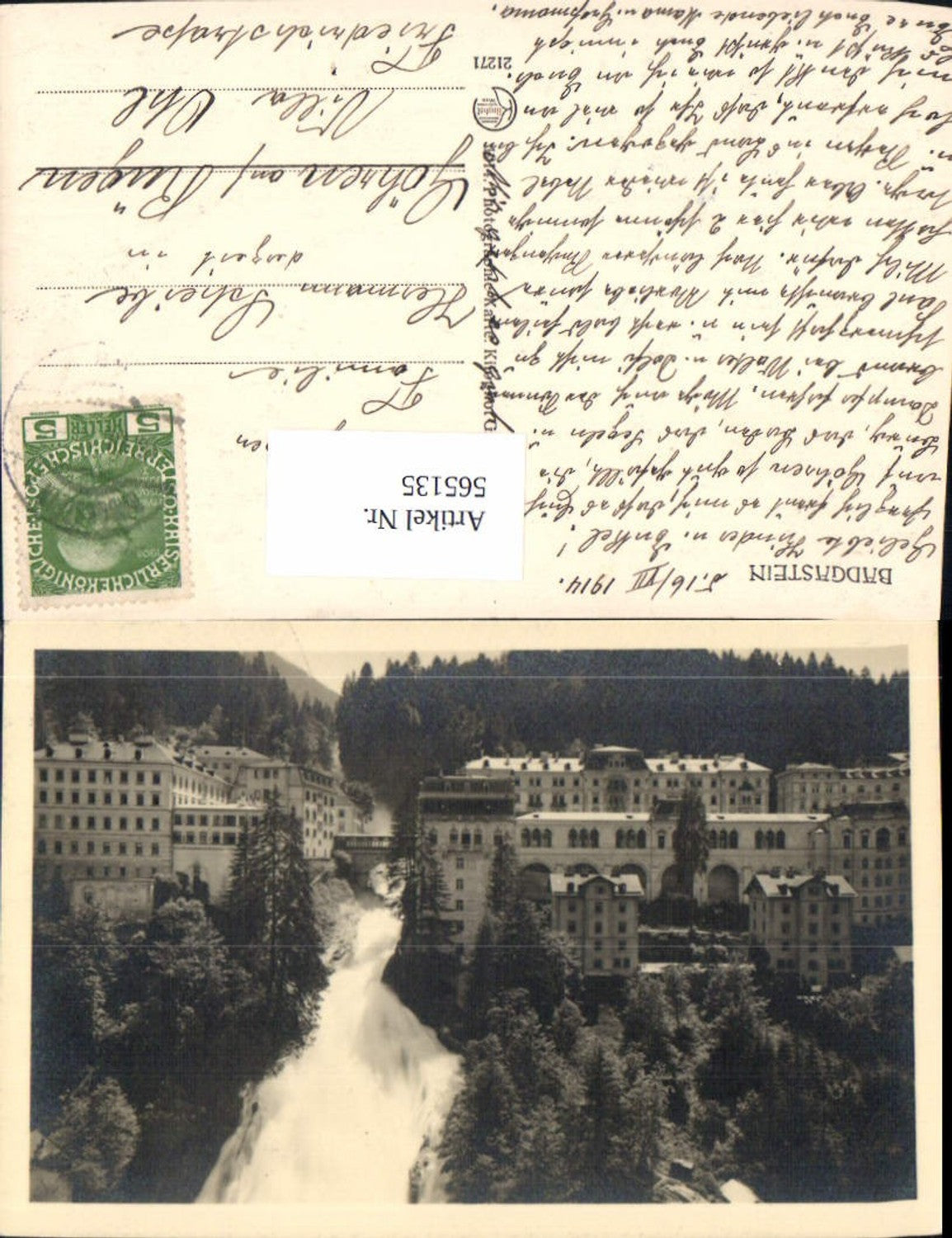 565135,Bad Gastein Am Wege über der Schillerhöhe