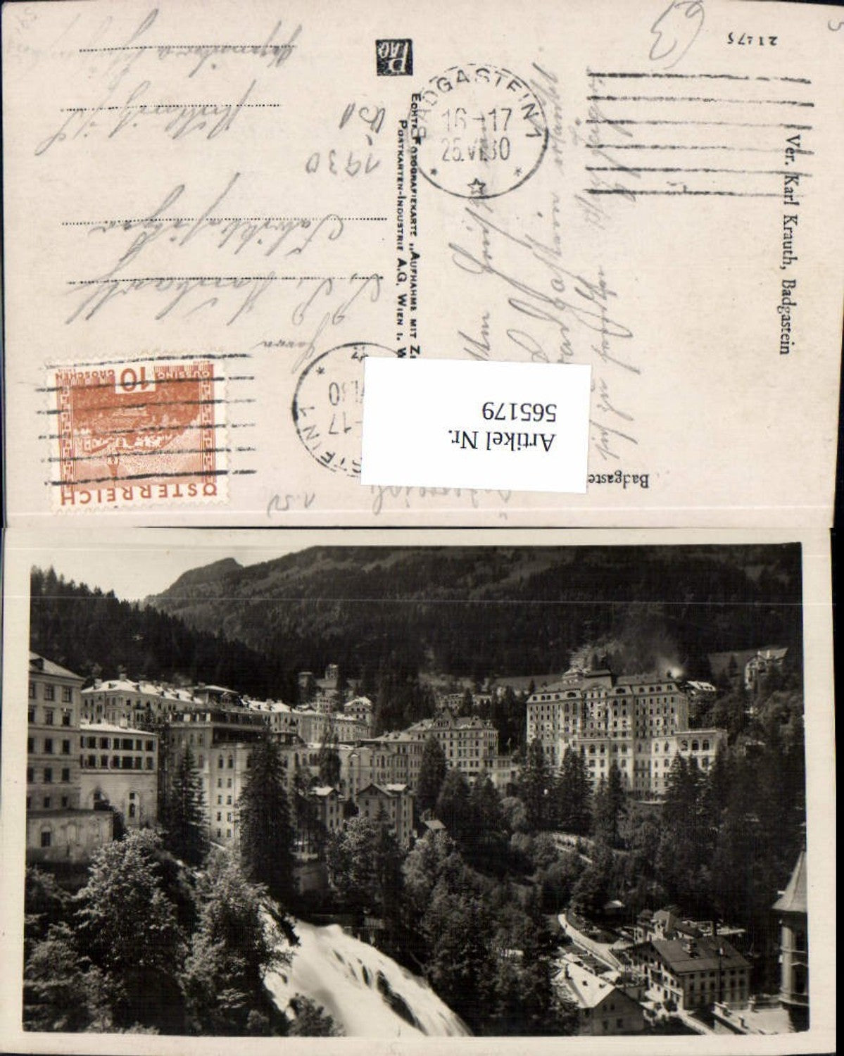 565179,Bad Gastein mit Wasserfall