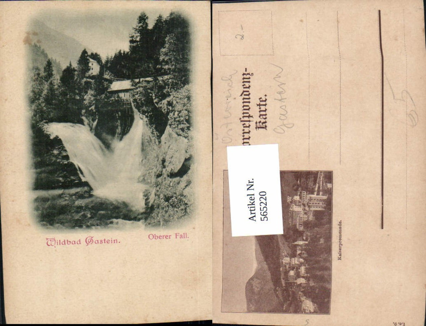 565220,Bad Gastein Oberer Fall Wasserfall