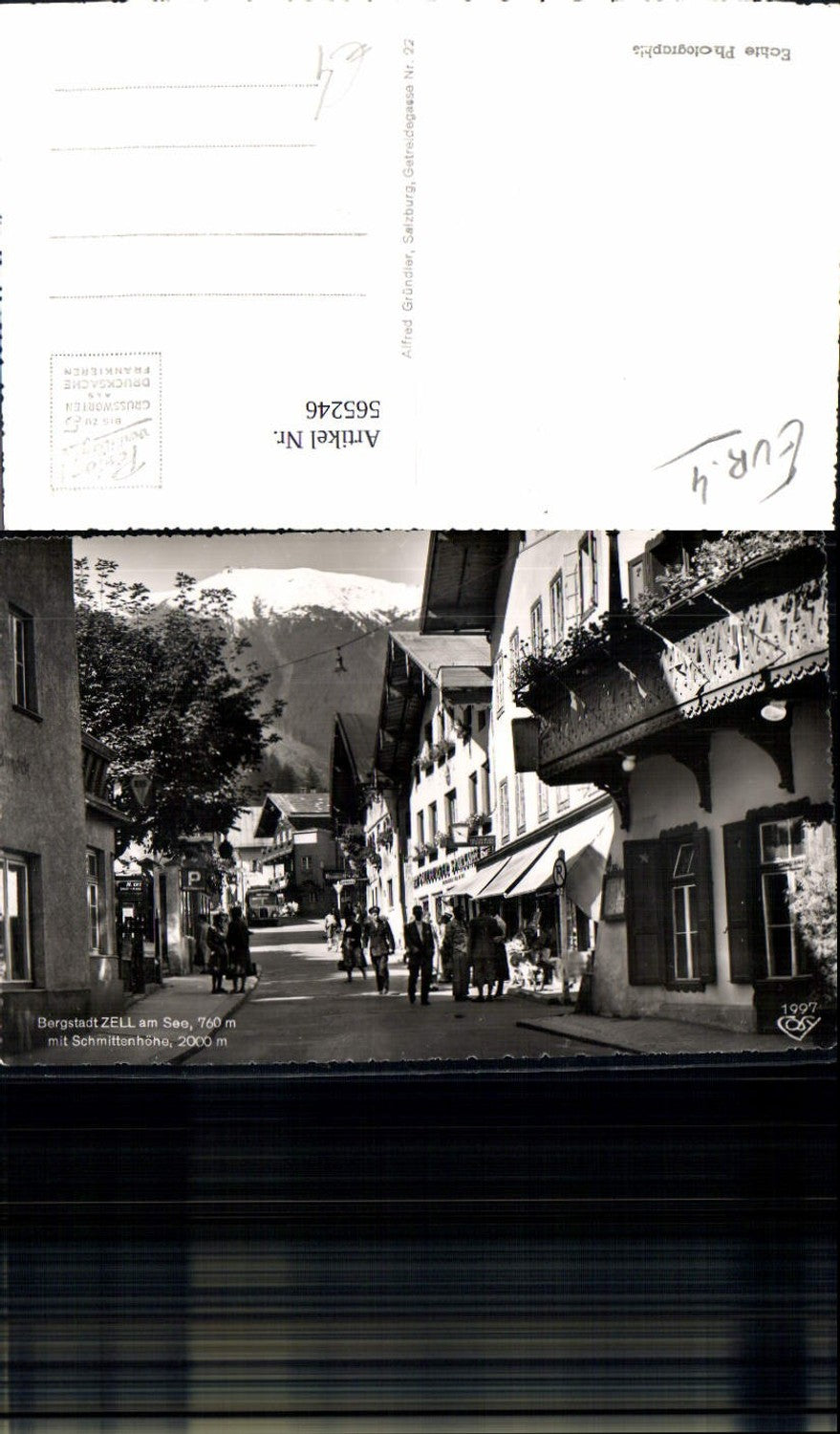 565246,Foto Ak Zell am See m. Schmittenhöhe Bus Reisebus pub Cosy 1997