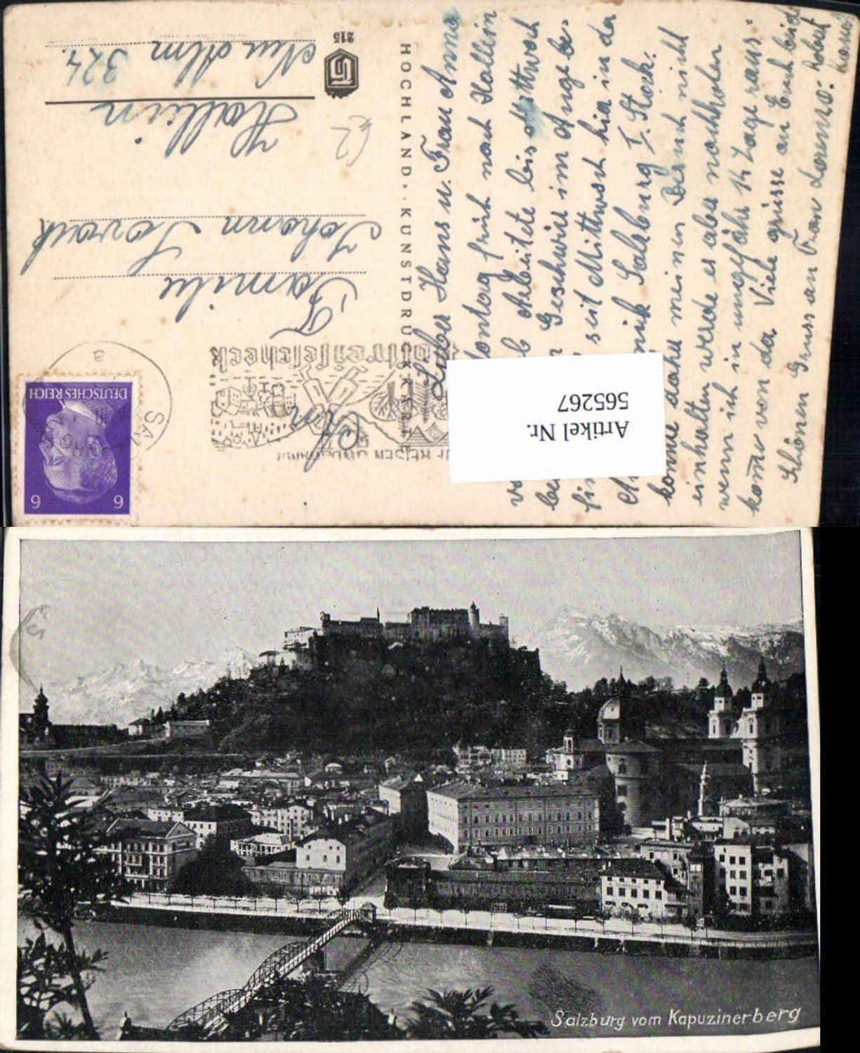 565267, Salzburg v. Kapuzinerberg Hohensalzburg Fortress