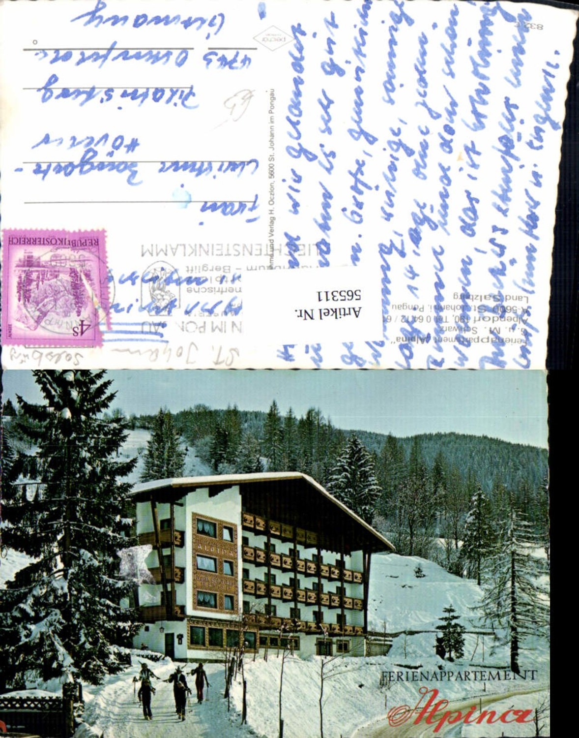565311,St Johann im Pongau Ferienappartement Alpina Wintersport Ski Schi