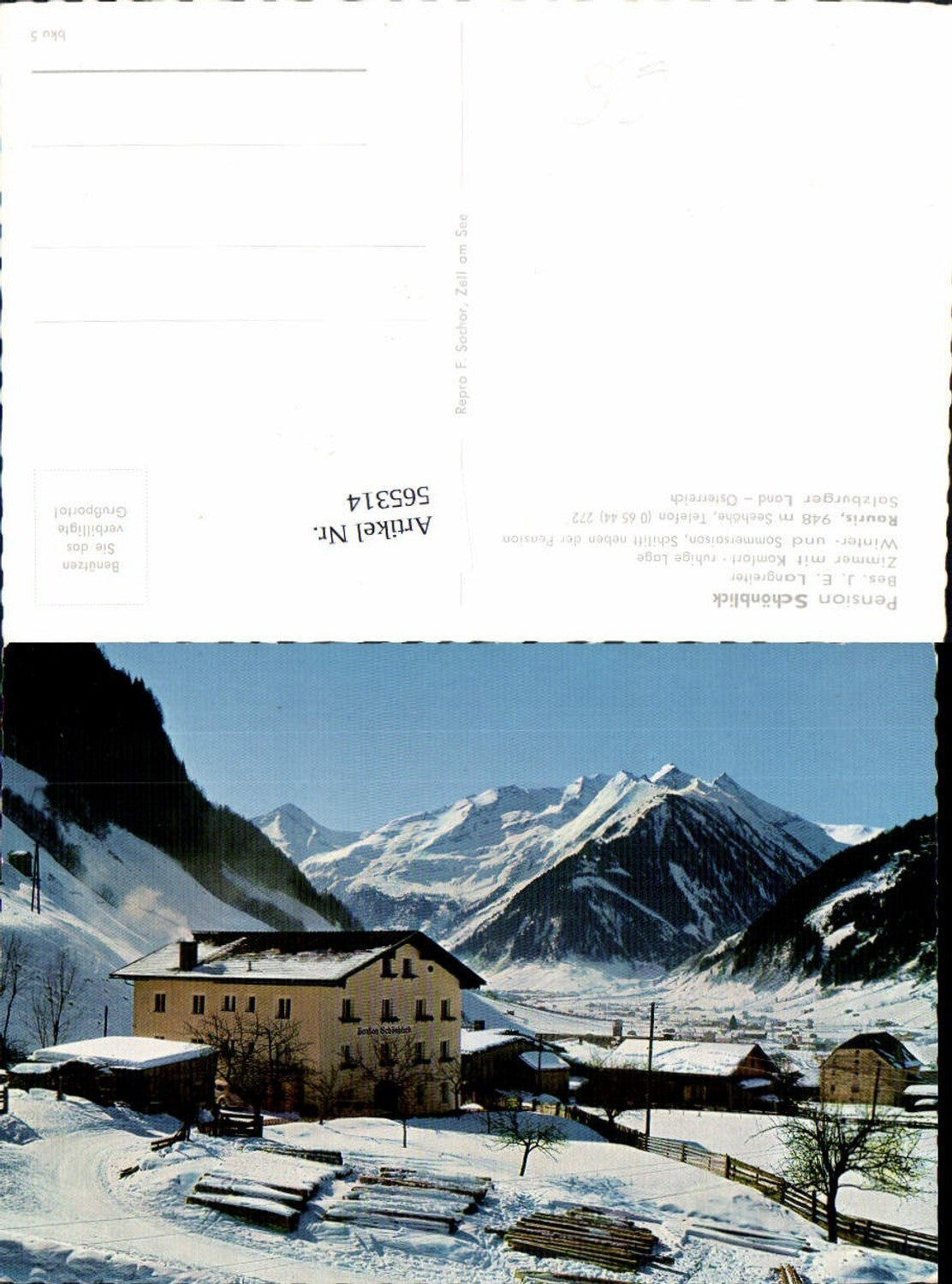 565314,Rauris Pension Schönblick Winteransicht