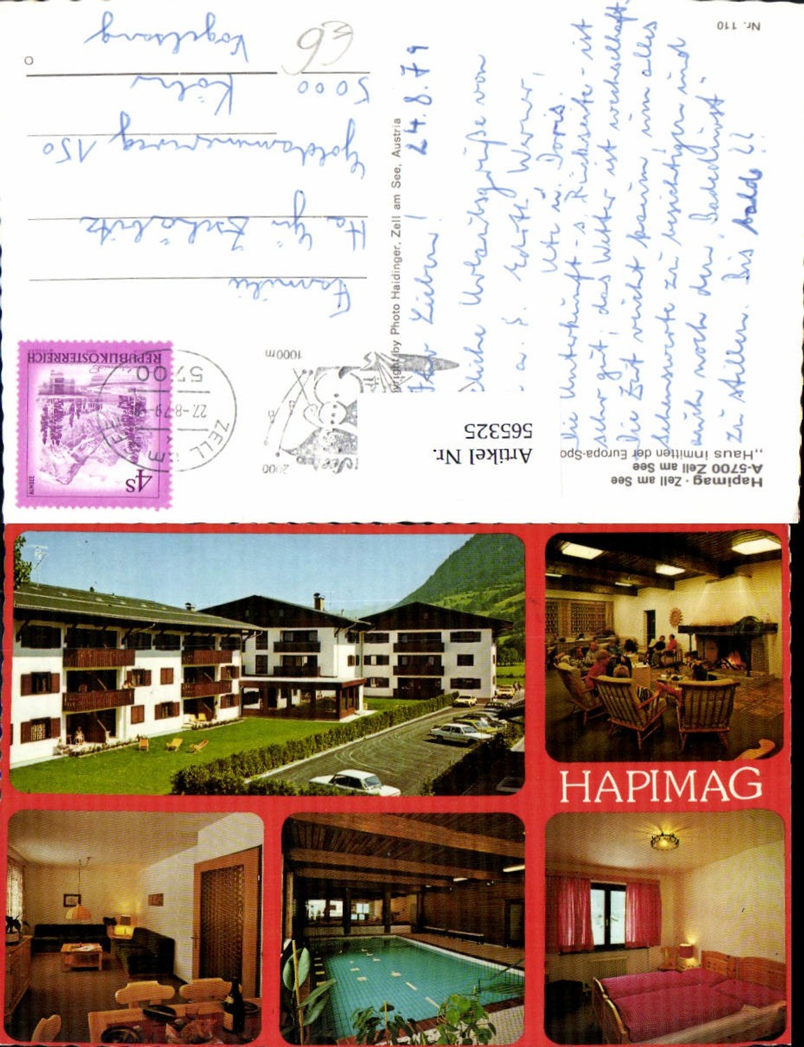 565325,Mehrbild Ak Zell am See Hapimag Hallenbad