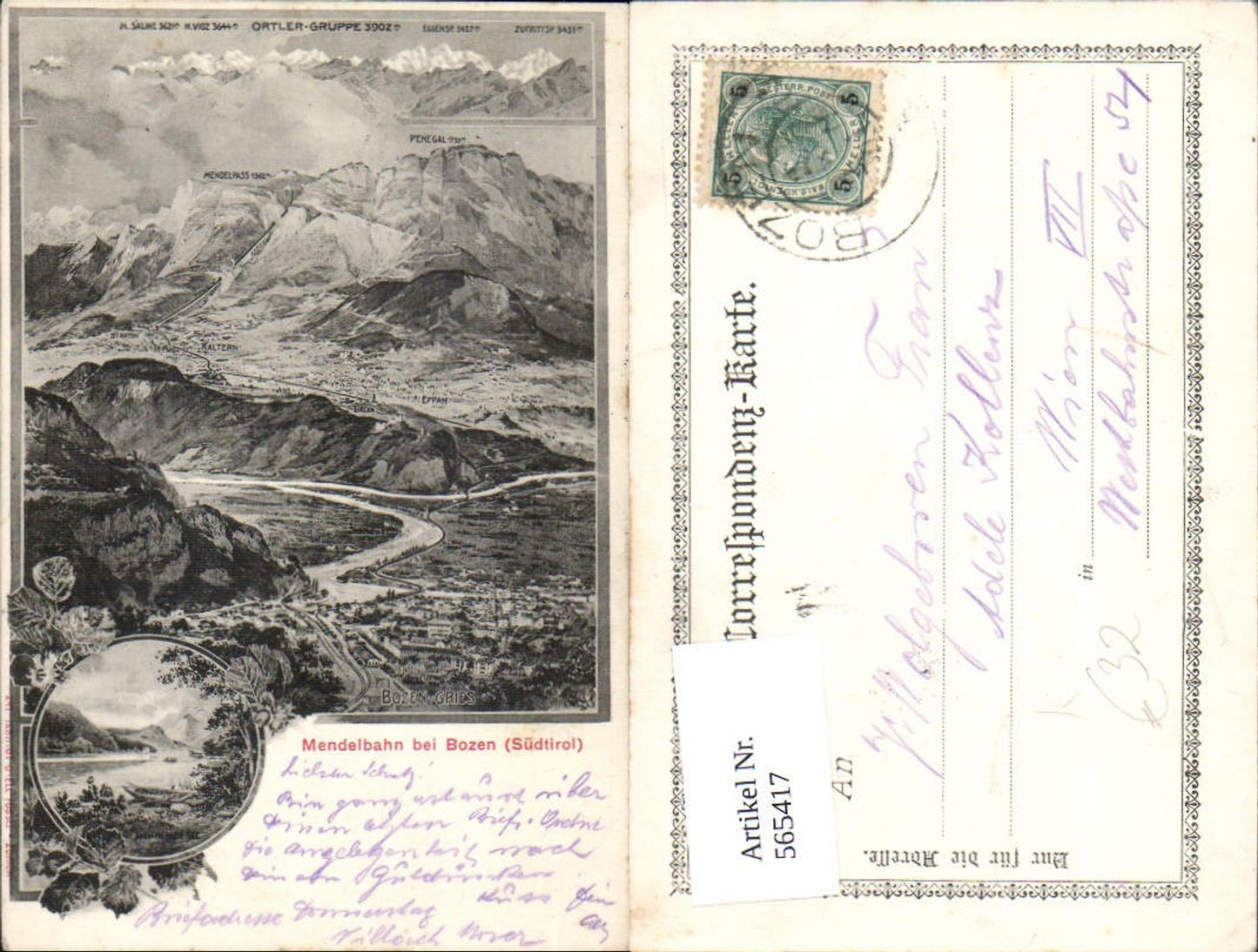 Alte Ansichtskarte – Old Postcard