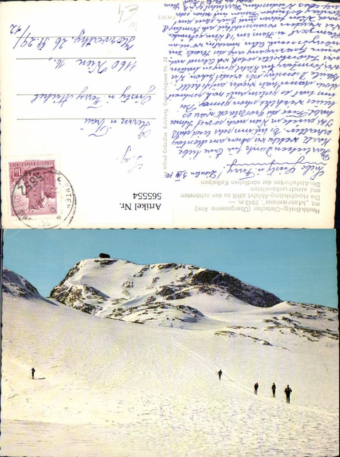 565554,Matrashaus Hochkönig GletscherDienten am Hochkönig Tourengeher Wintersport