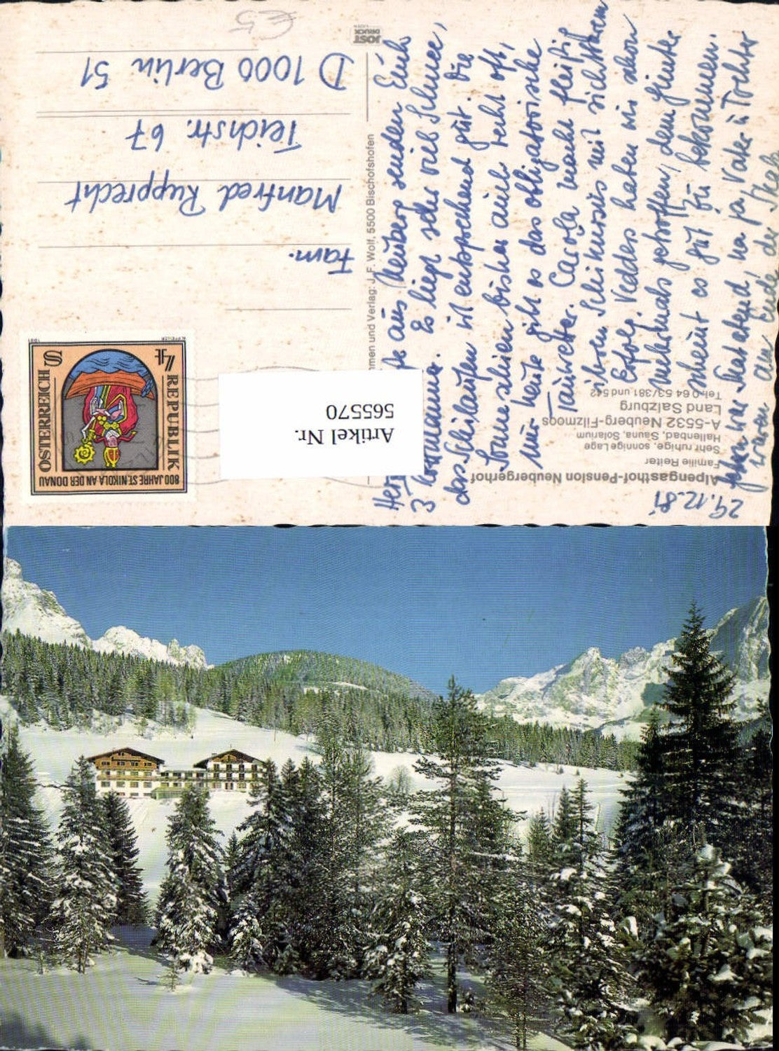 565570,Neuberg Filzmoos Alpengasthof Pension Neubergerhof Winteransicht
