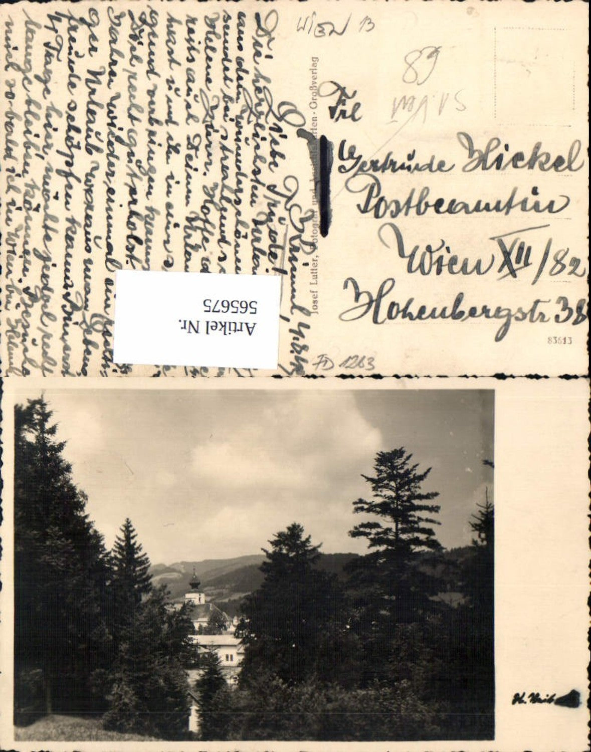 565675,Foto Ak St. Veit an der Gölsen Kirche