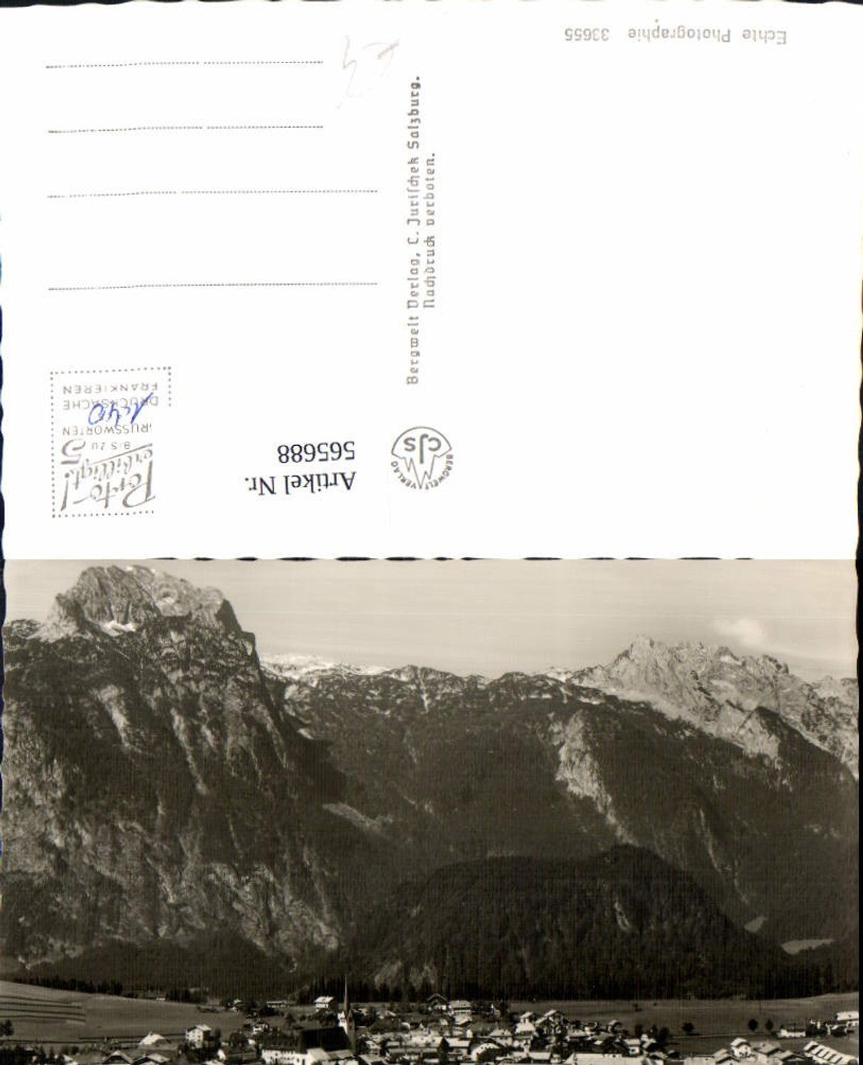 565688,Foto Ak Abtenau g. d. Tennengebirge
