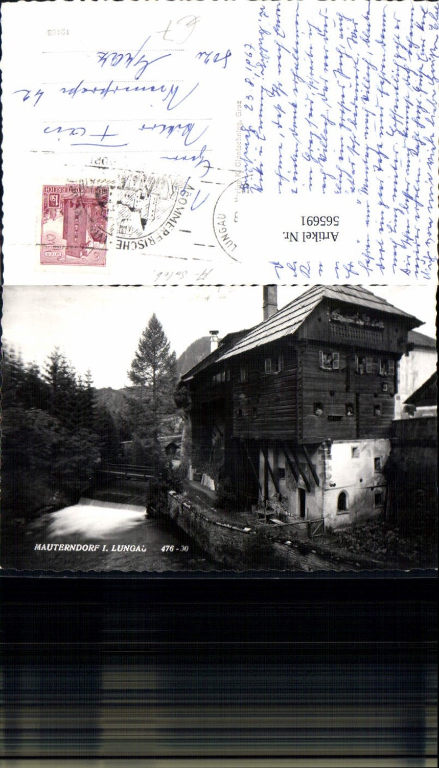 565691,Foto Ak Mauterndorf i. Lungau Ansicht Gebäude Wehranlage Wehr