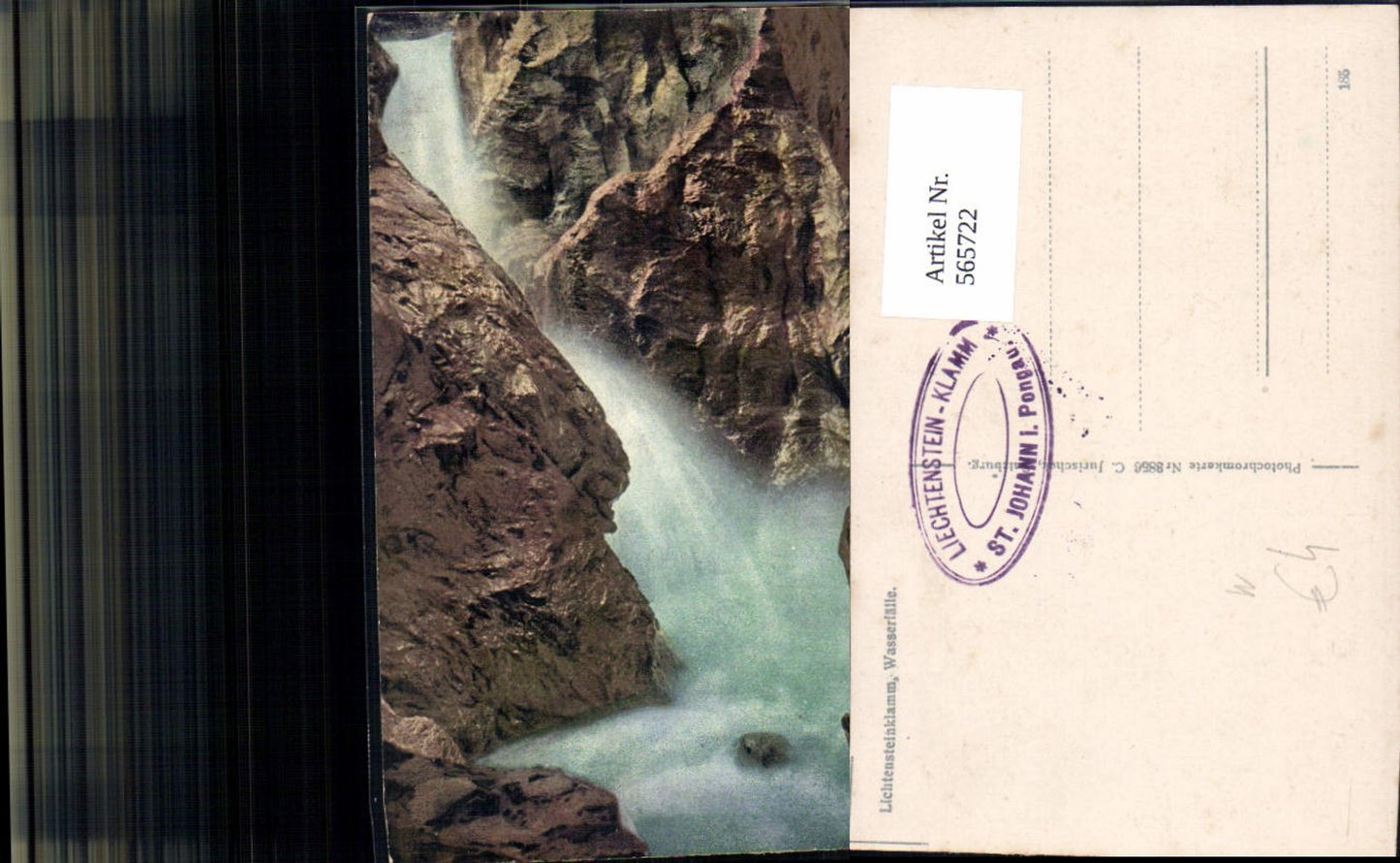 565722,Liechtensteinklamm Wasserfall St. Johann im Pongau