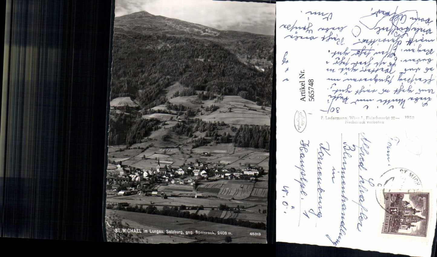 565748,Foto Ak St Michael im Lungau geg. Speiereck