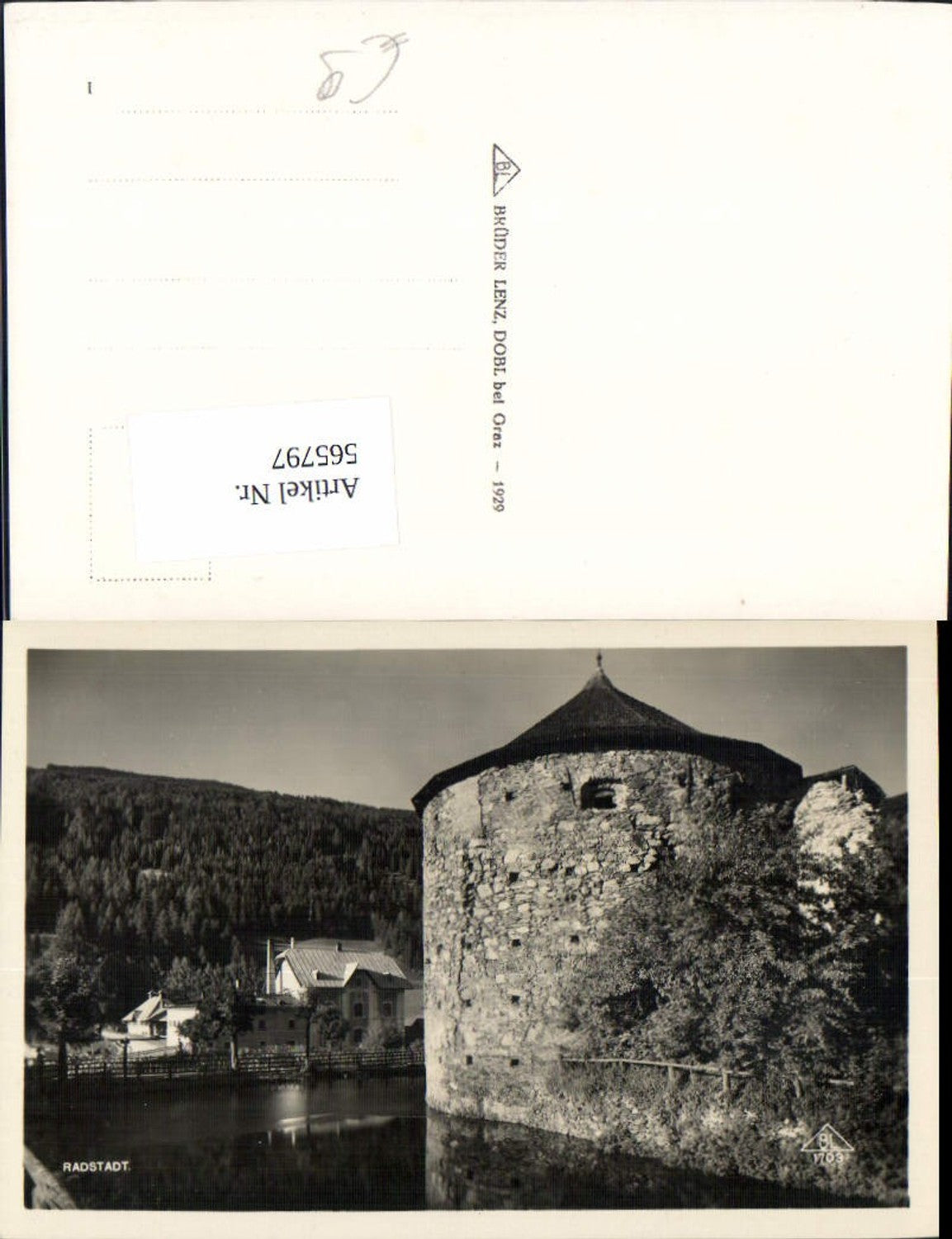 565797,Foto Ak Radstadt Ansicht Turm