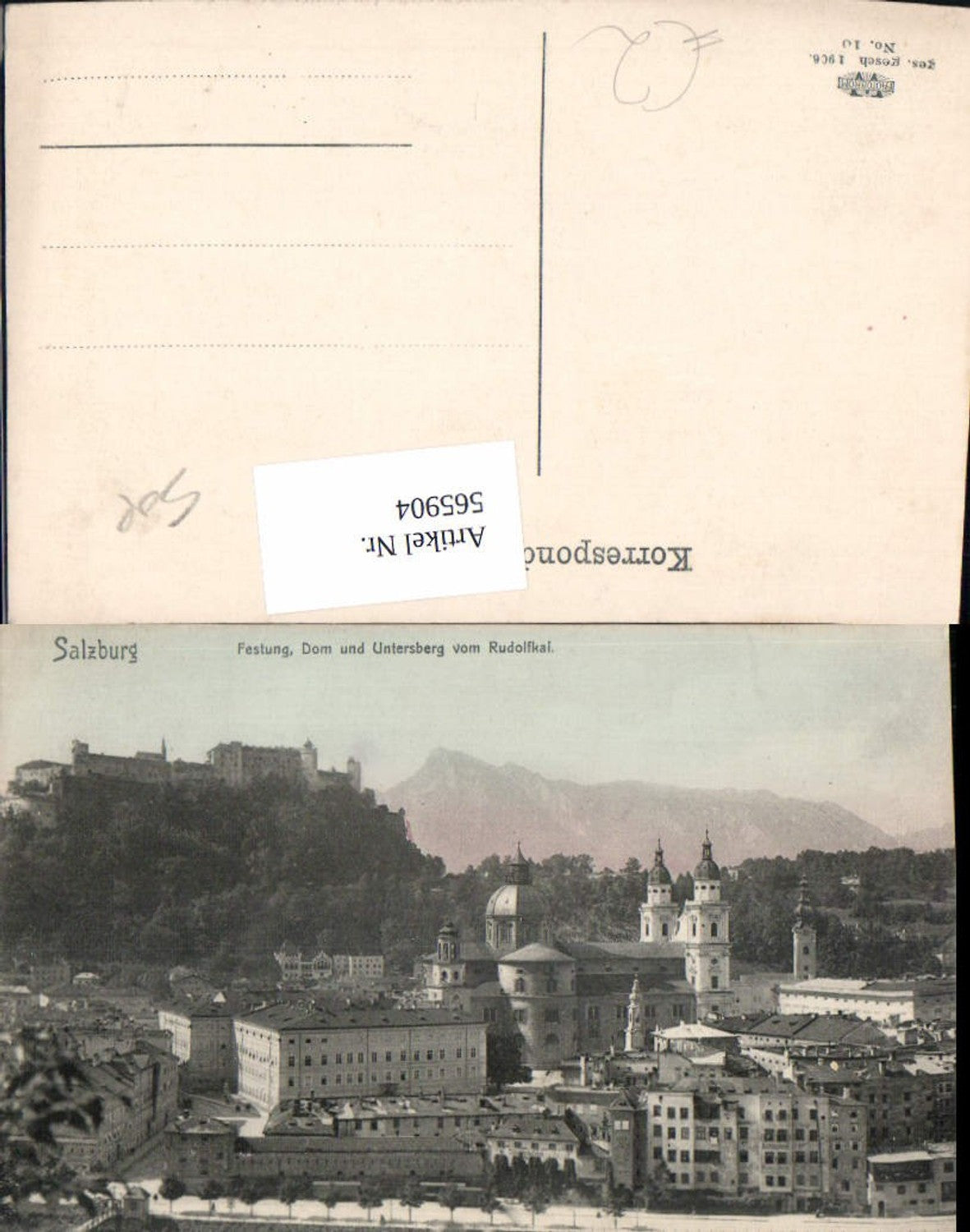 565904, Salzburg Hohensalzburg Fortress Cathedral Untersberg v. Rudolfkai