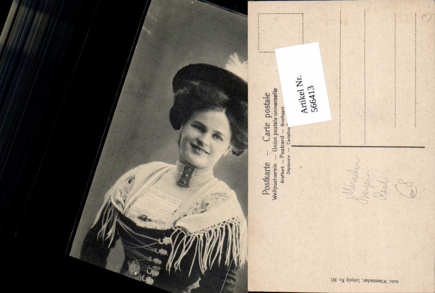566413,Tracht Frau München Bayern Resl pub Wittenbecher Leipzig