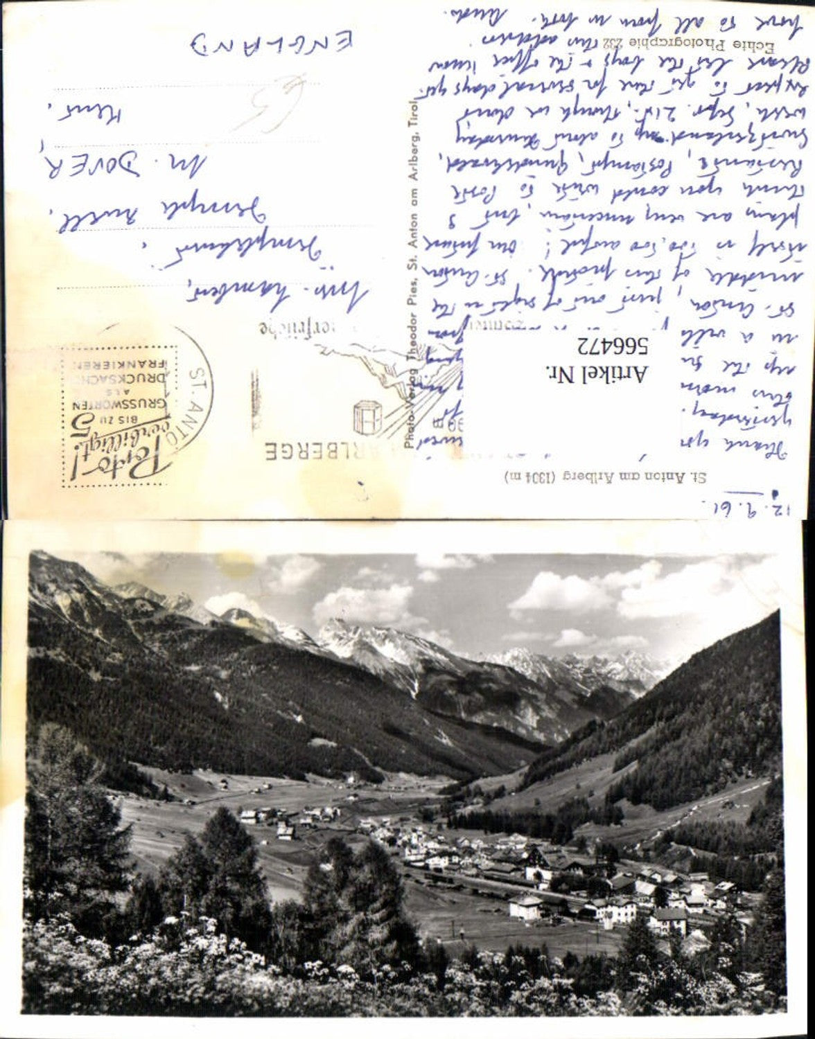 Alte Ansichtskarte – Old Postcard