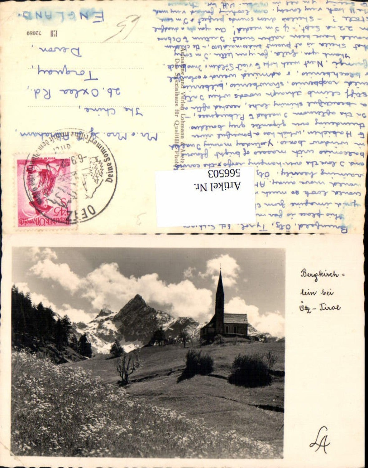 Alte Ansichtskarte – Old Postcard