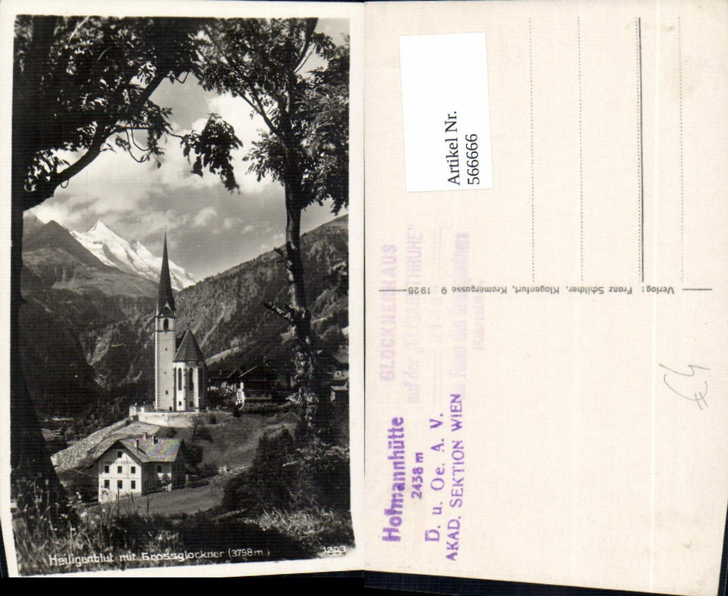 566666,Heiligenblut am Großglockner m. Großglockner