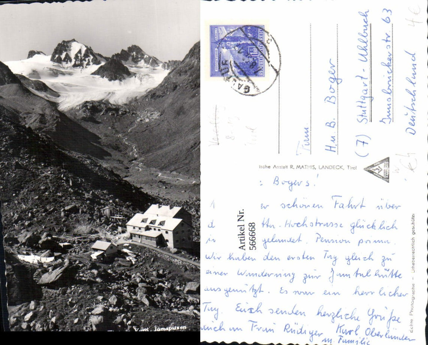 Alte Ansichtskarte – Old Postcard