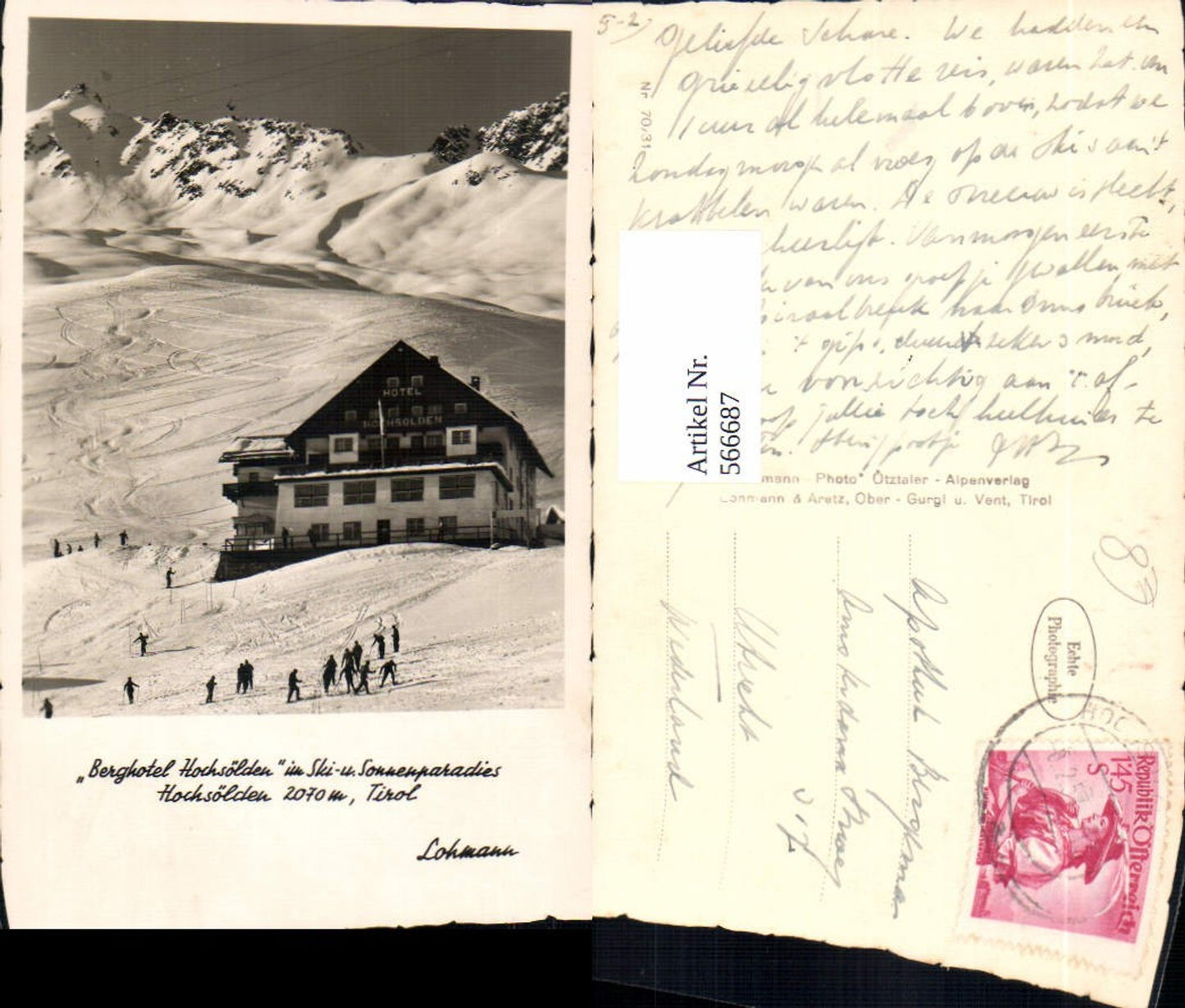 Alte Ansichtskarte – Old Postcard