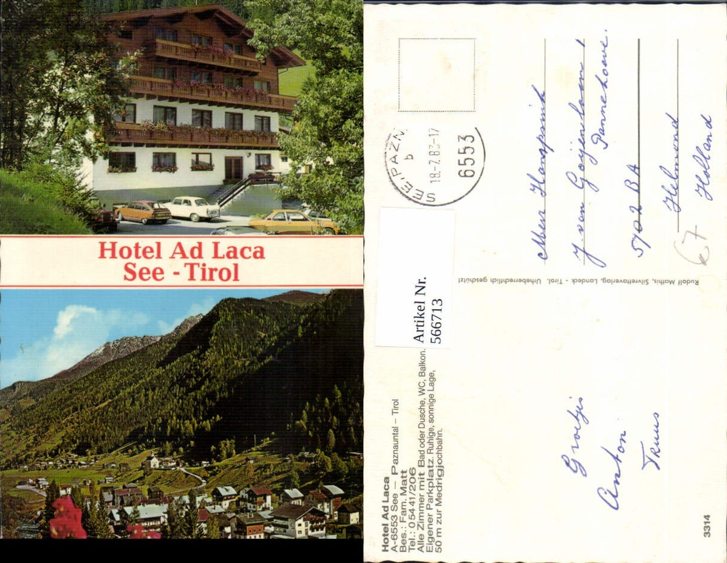 Alte Ansichtskarte – Old Postcard
