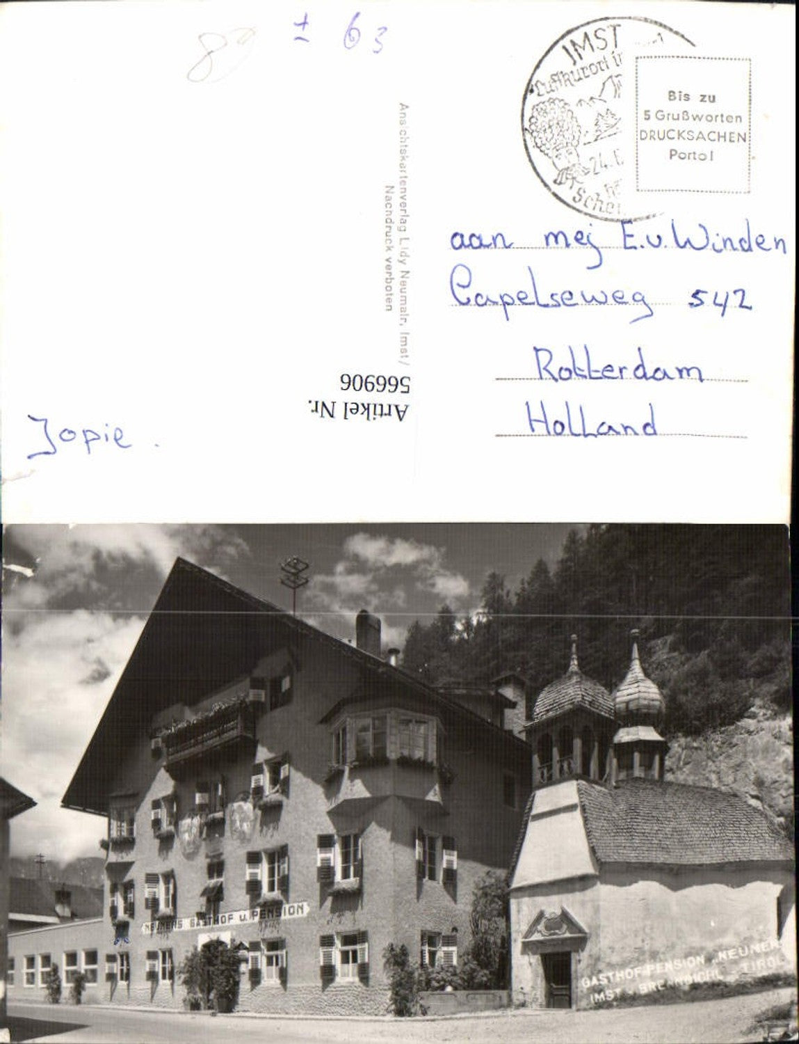 Alte Ansichtskarte – Old Postcard