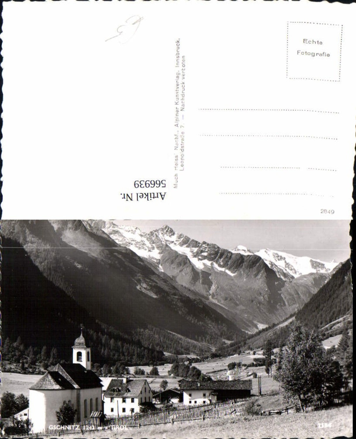 Alte Ansichtskarte – Old Postcard