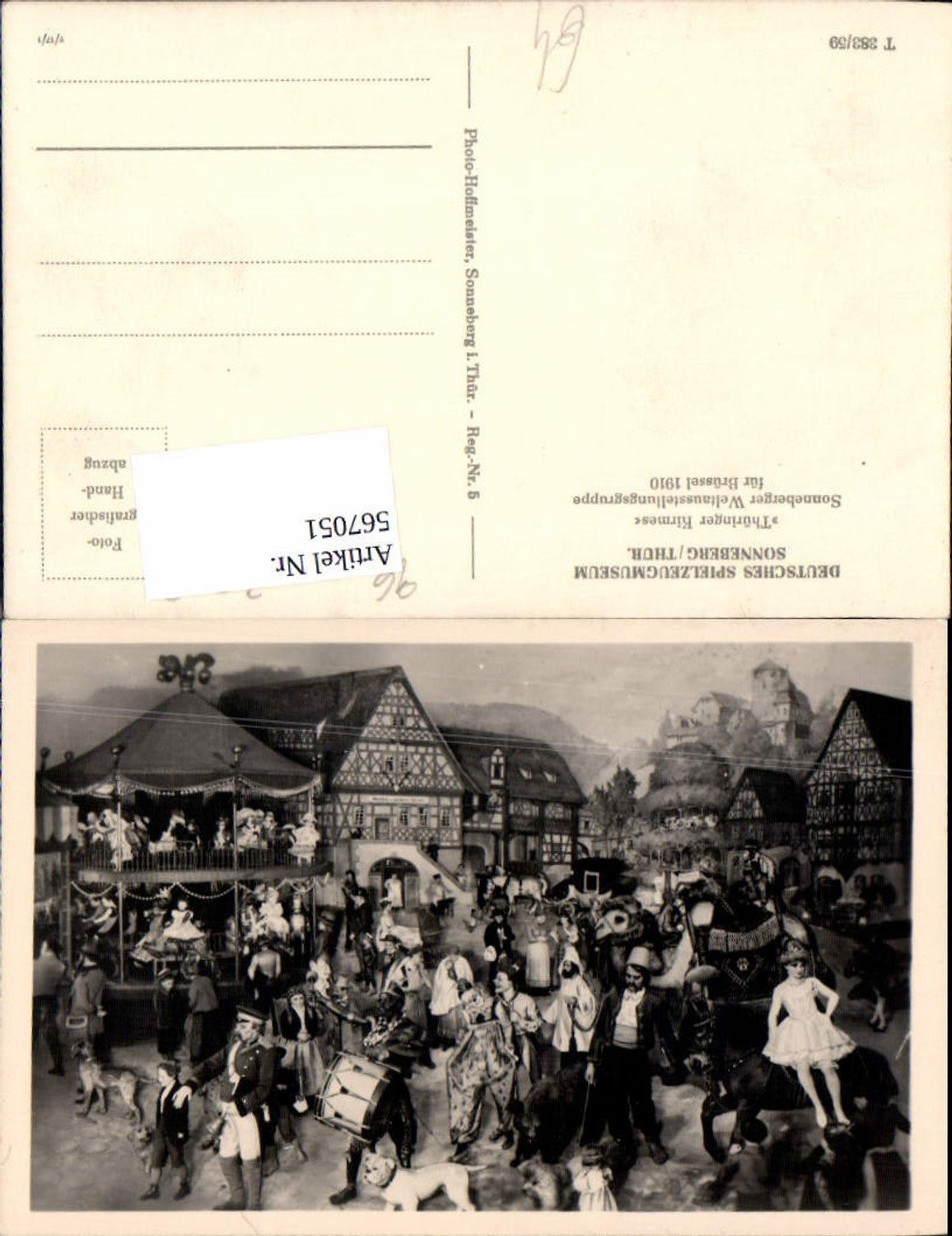 567051,Sonneberg Thüringer Kirmes Spielzeugmuseum
