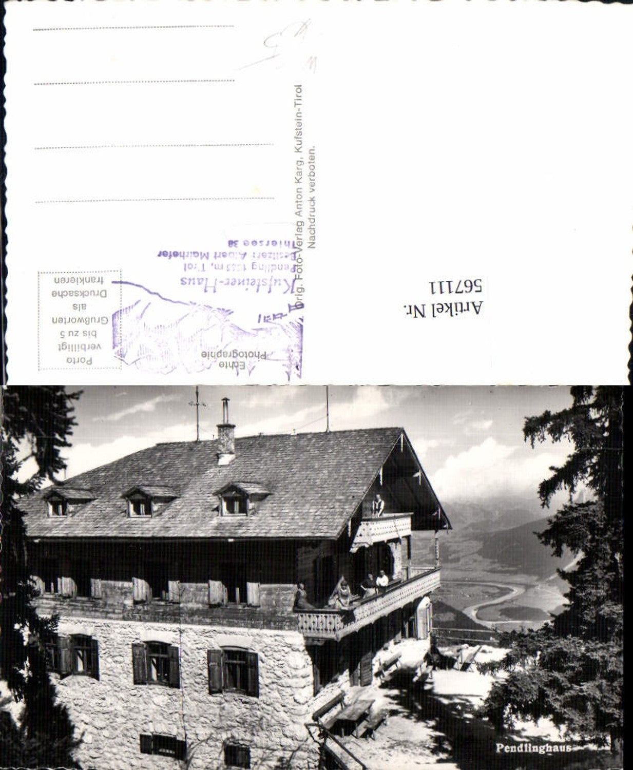 Alte Ansichtskarte – Old Postcard