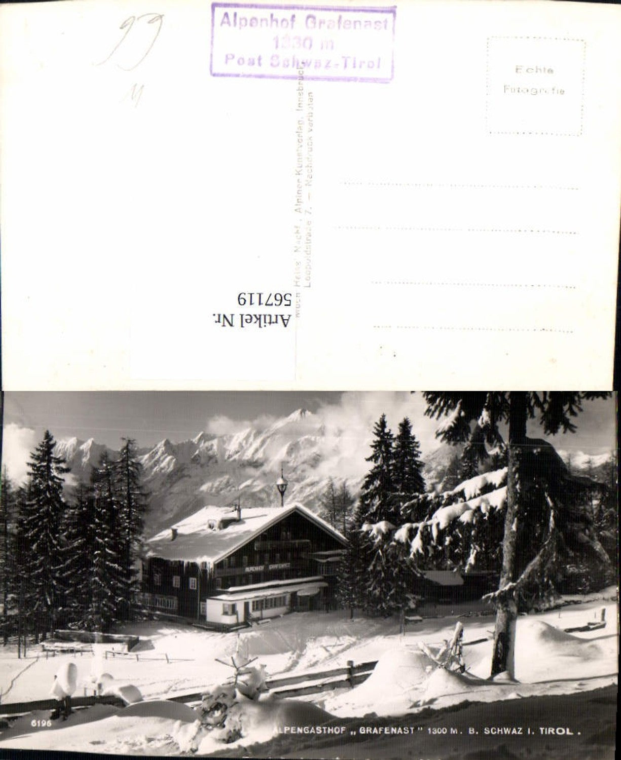 Alte Ansichtskarte – Old Postcard