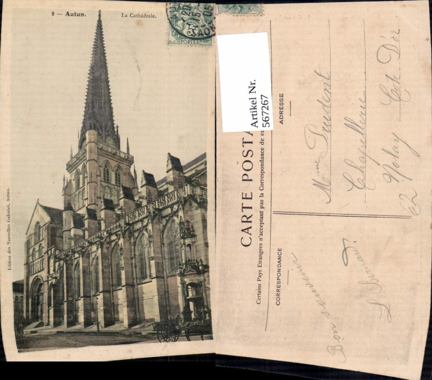 567267,Autun La Cathedrale Kathedrale Kirche